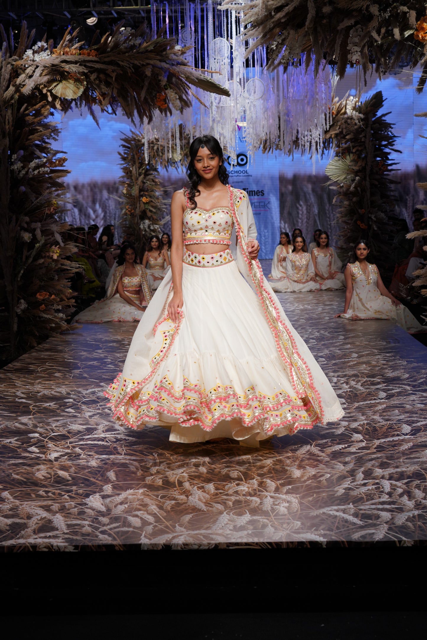 IVORY LEHENGA SET