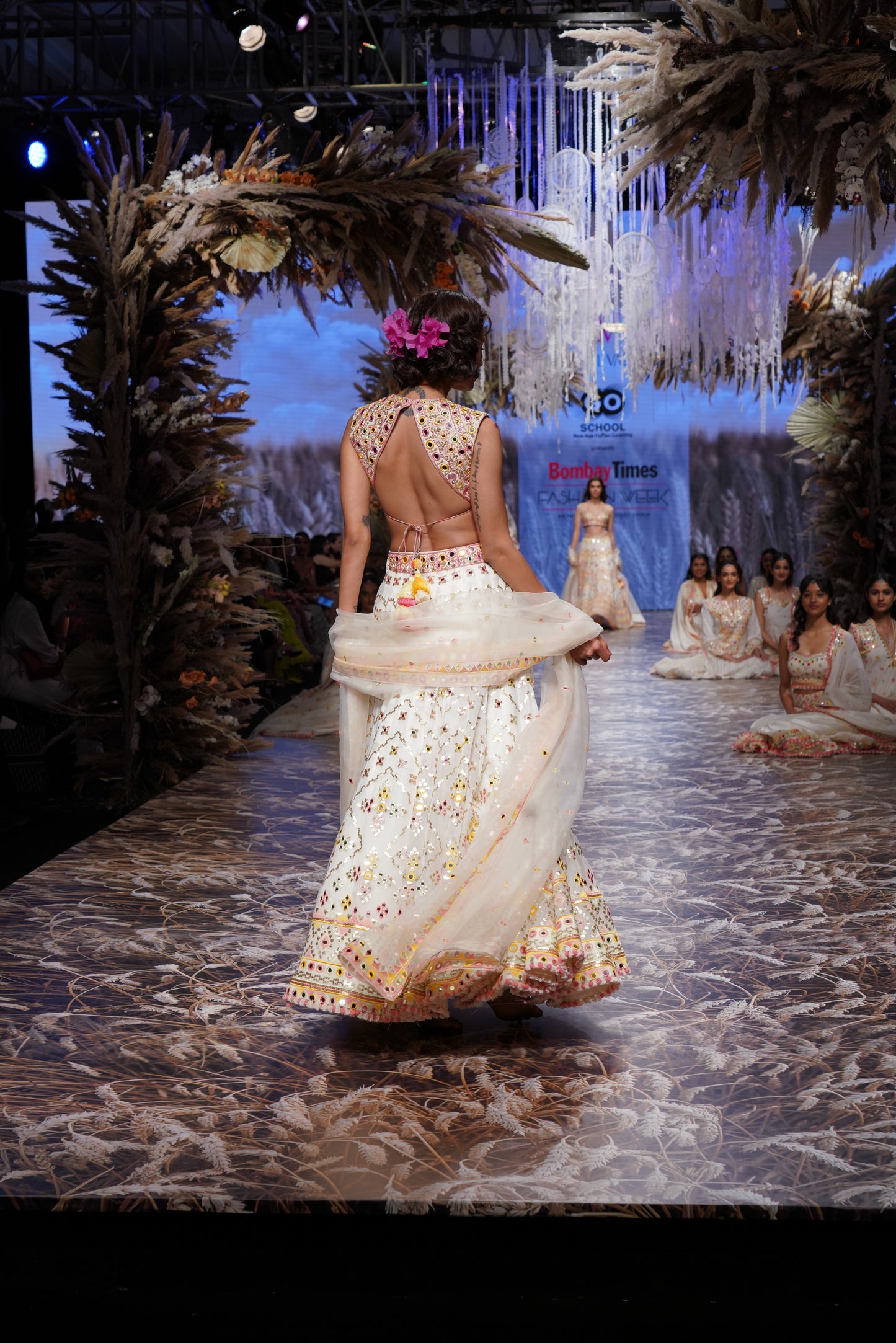 IVORY LEHENGA SET