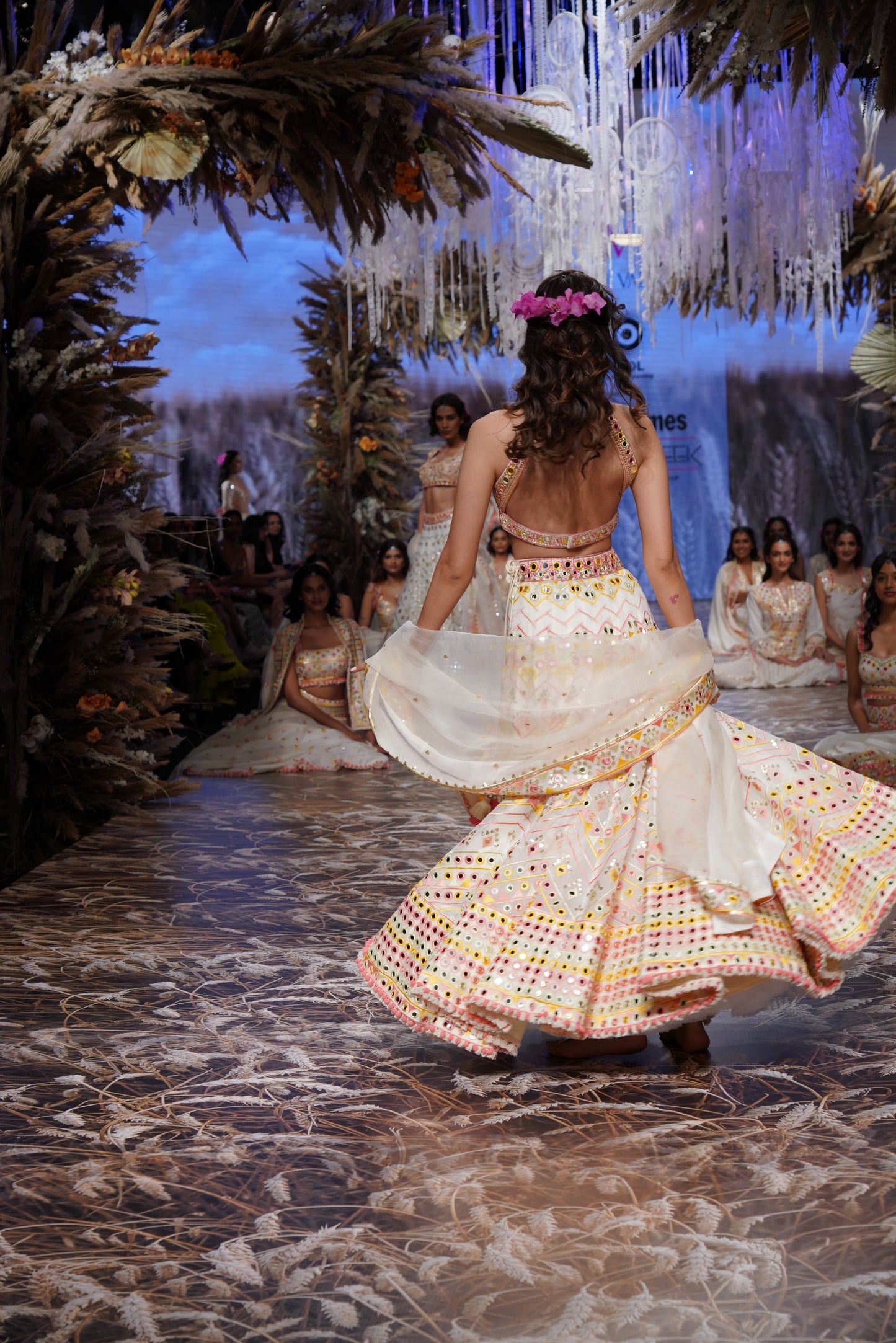 IVORY LEHENGA SET