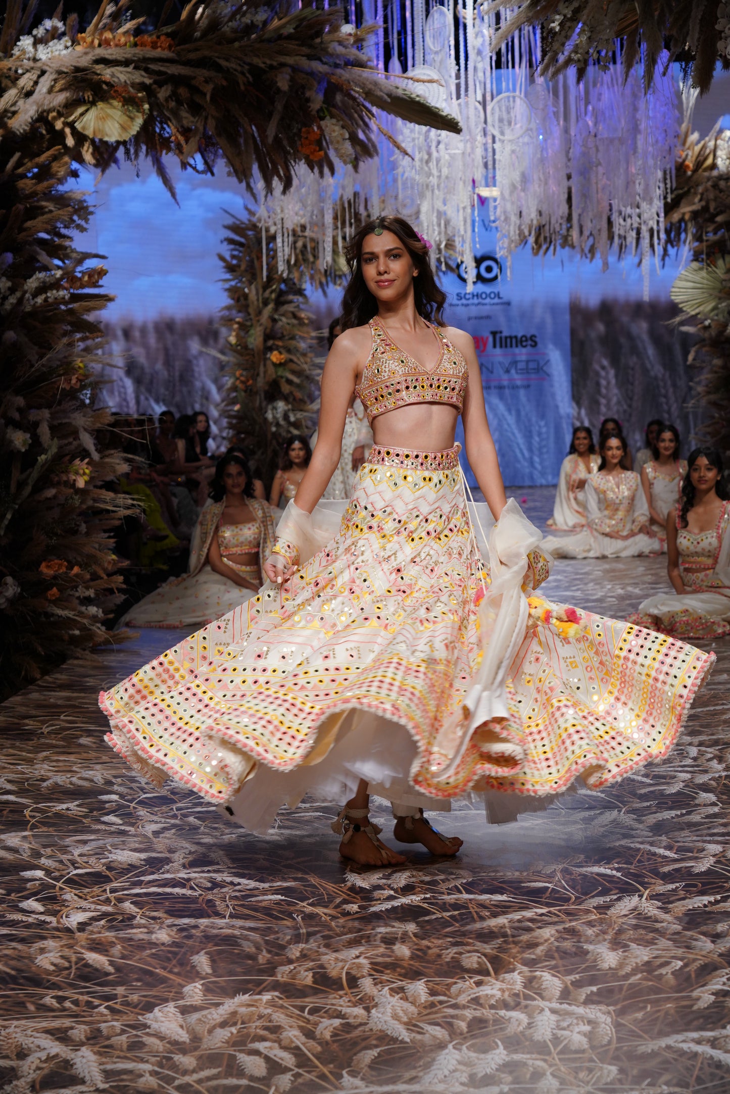 IVORY LEHENGA SET