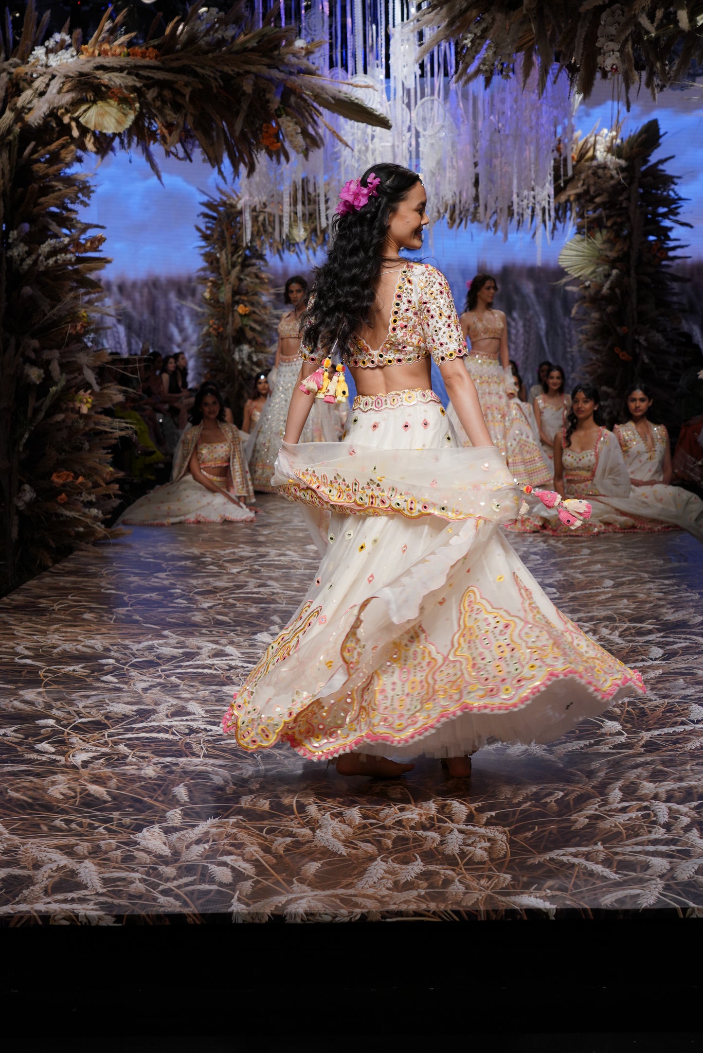 IVORY LEHENGA SET