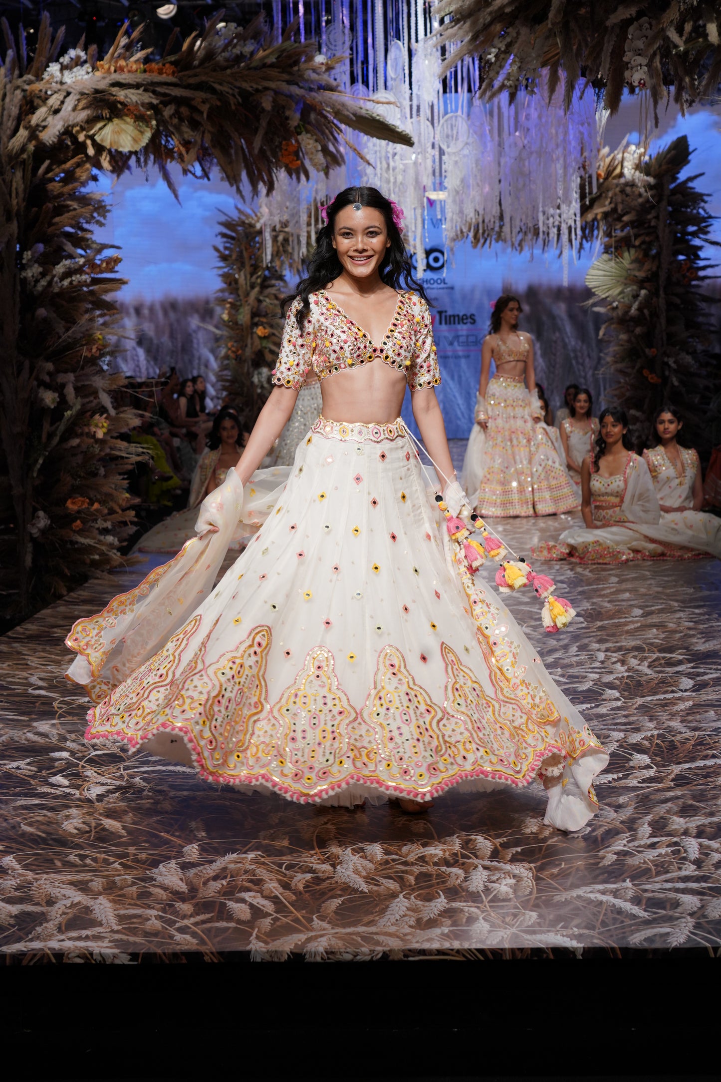 IVORY LEHENGA SET
