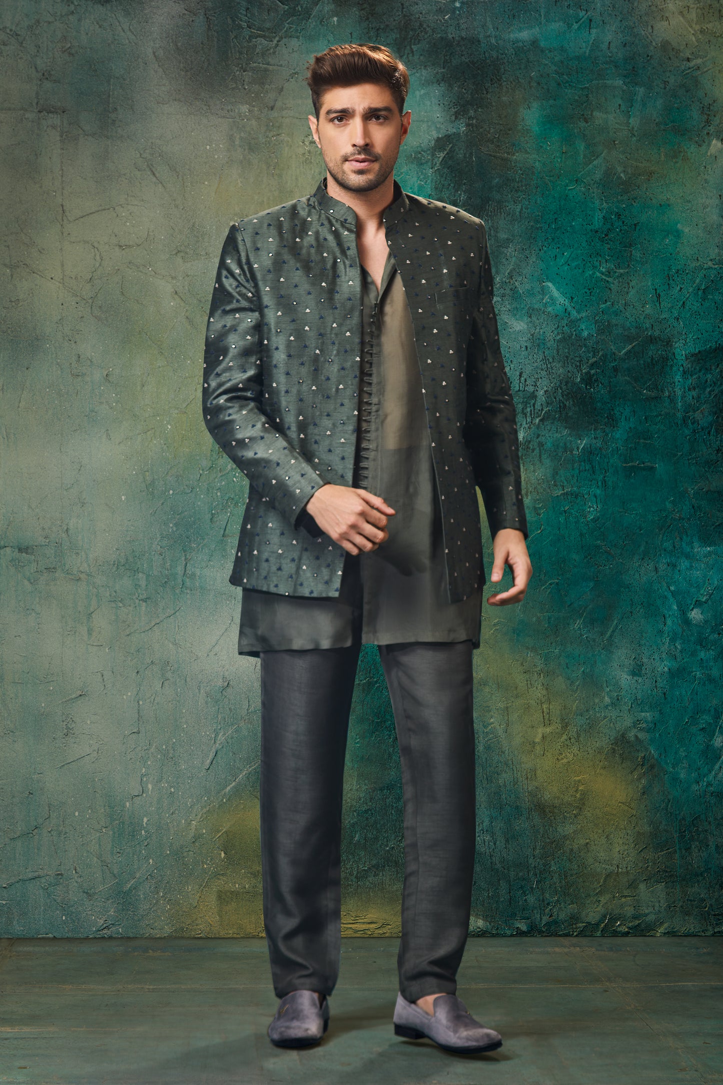 BANDGALA WITH KURTA AND PANT