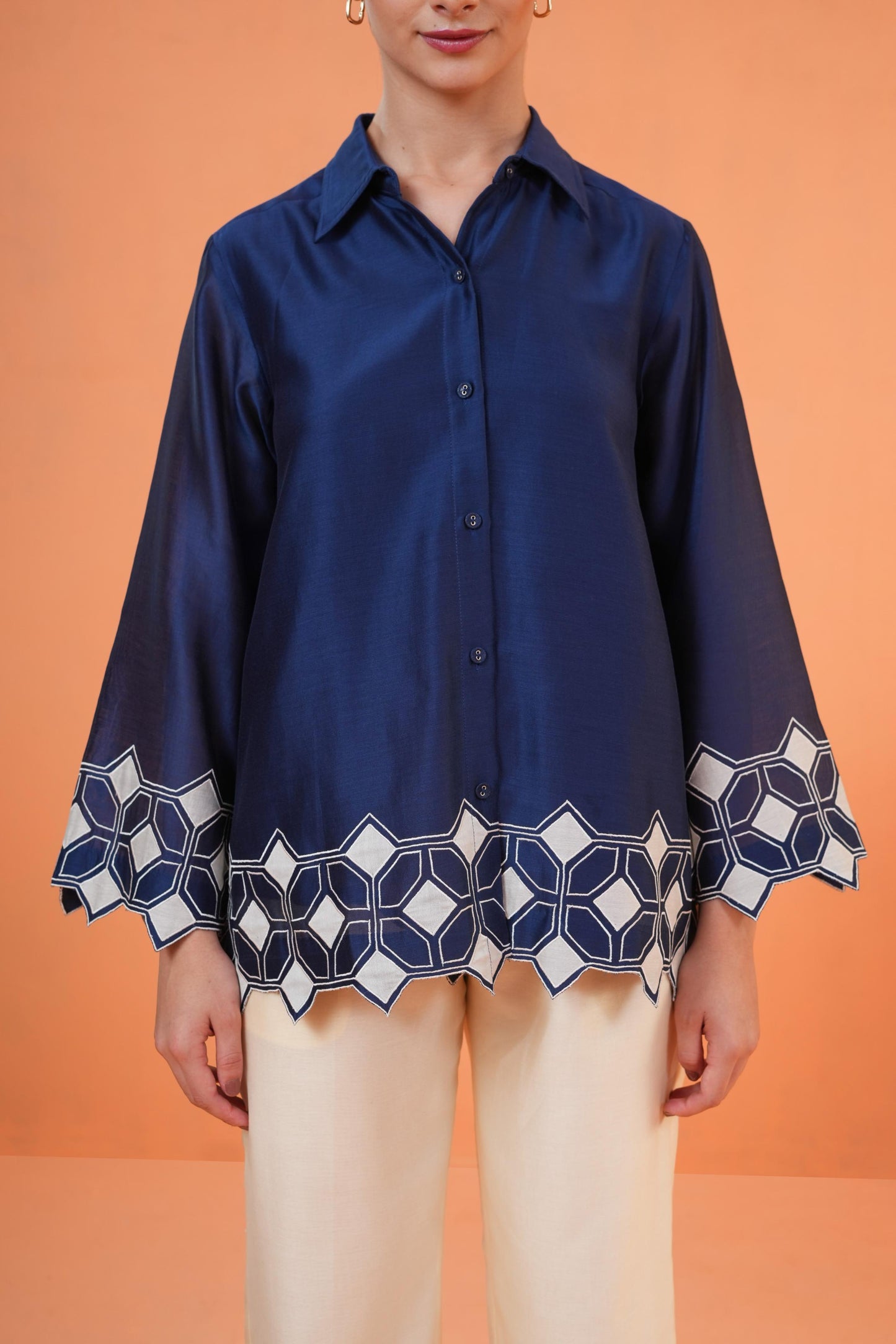 ORIGANI BLUE SYMPHONY CO ORD SET