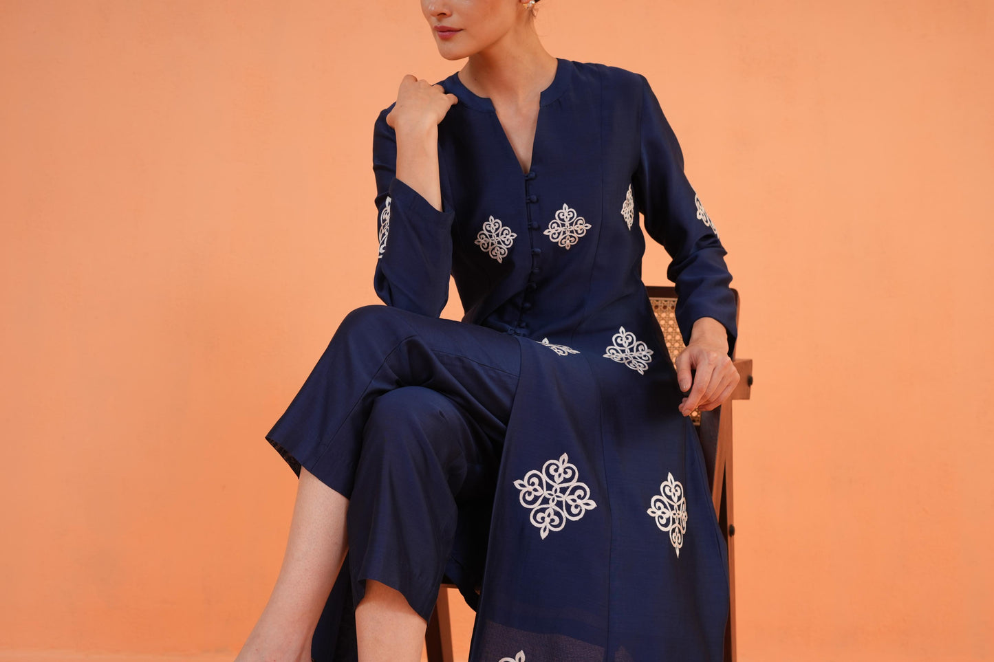 ORIGANI BLUE ZAHARA SUIT SET