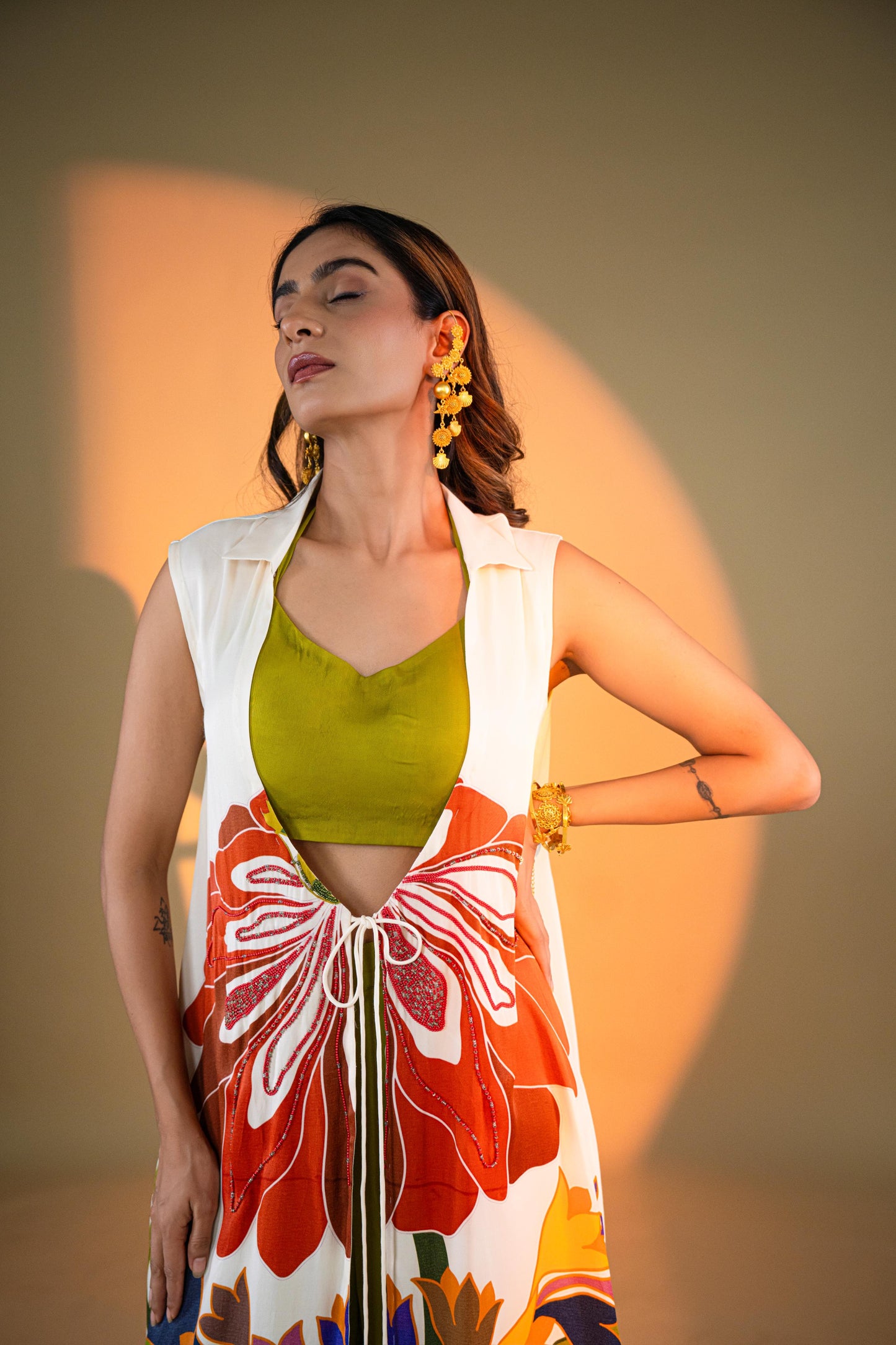 OFF-WHITE KURTA SET