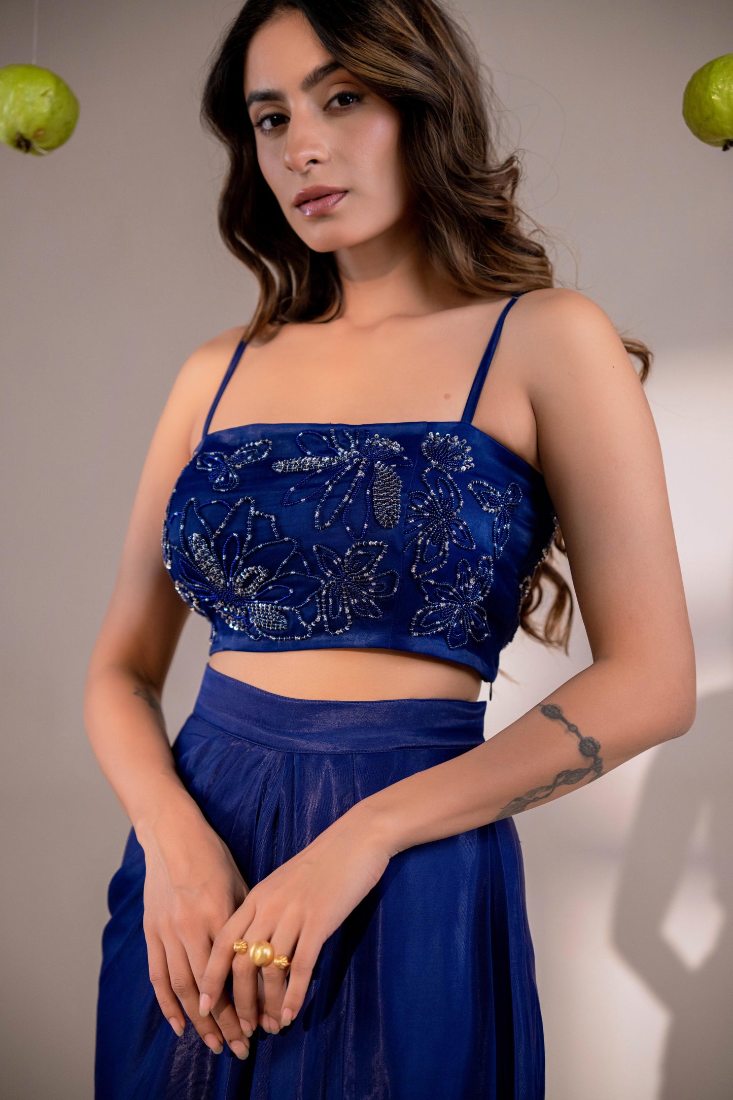 PURPLE SKIRT SET
