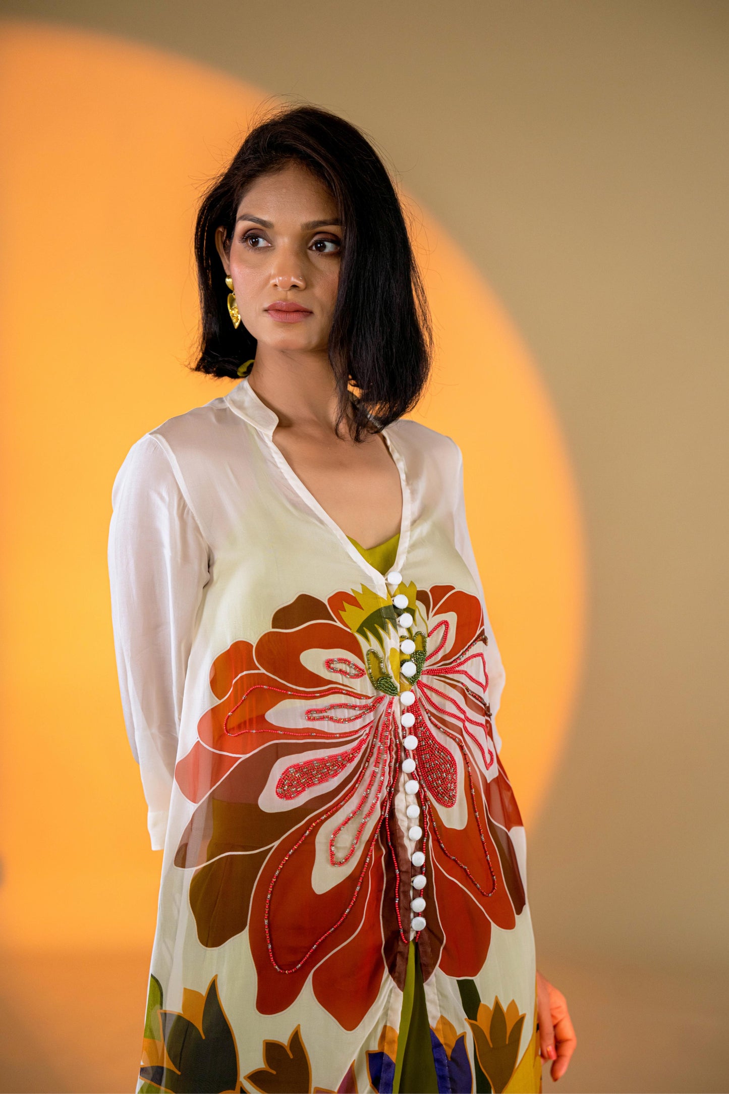 OFF-WHITE KURTA SET