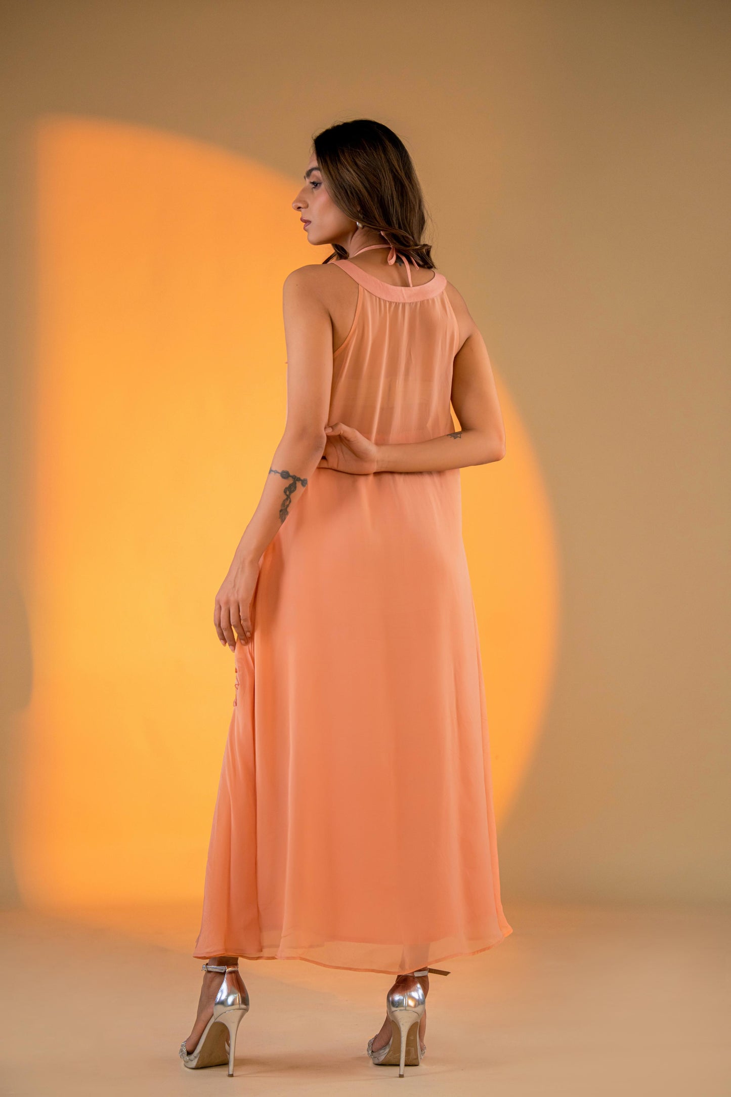 PEACH DRESS