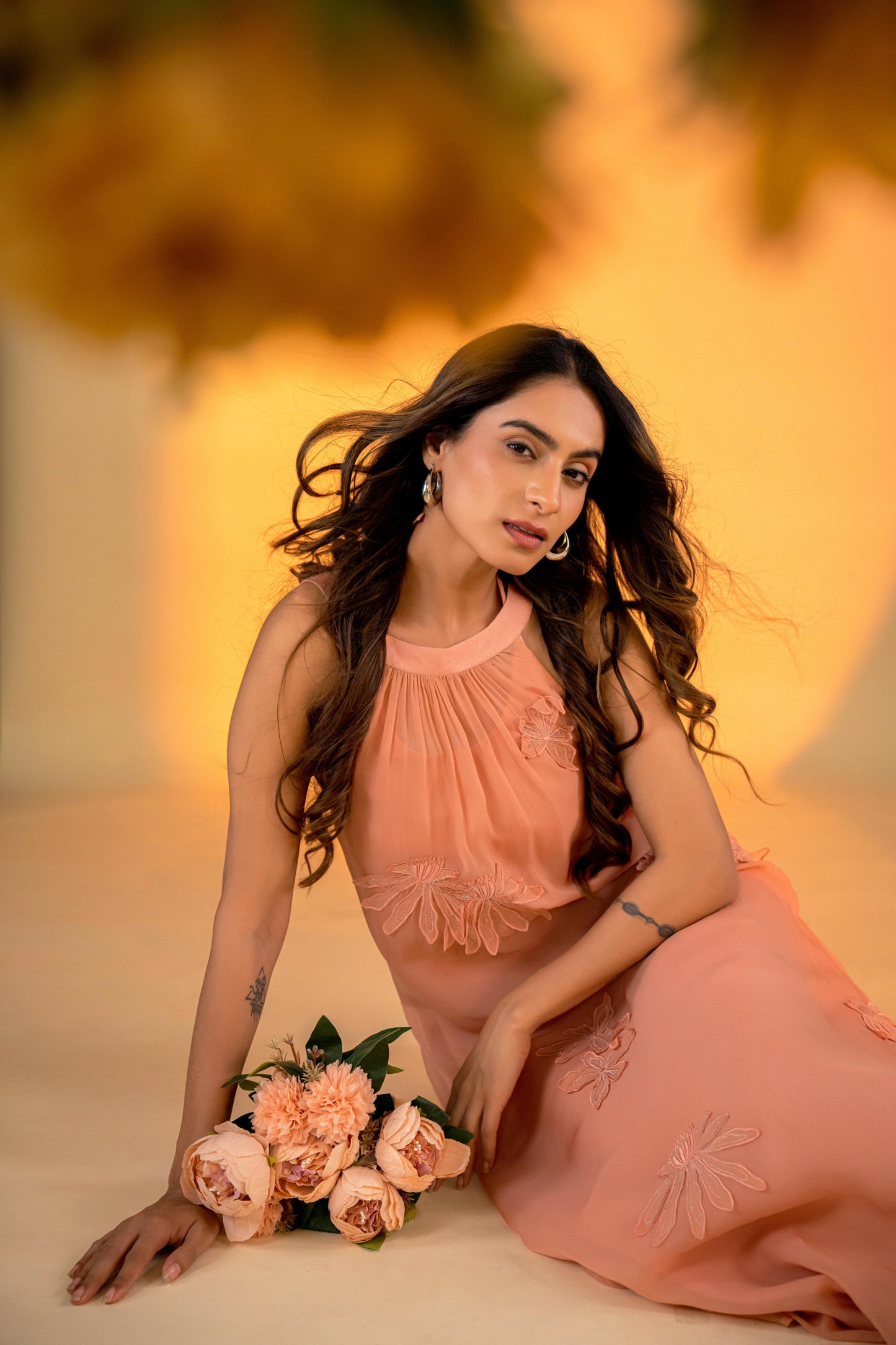 PEACH DRESS
