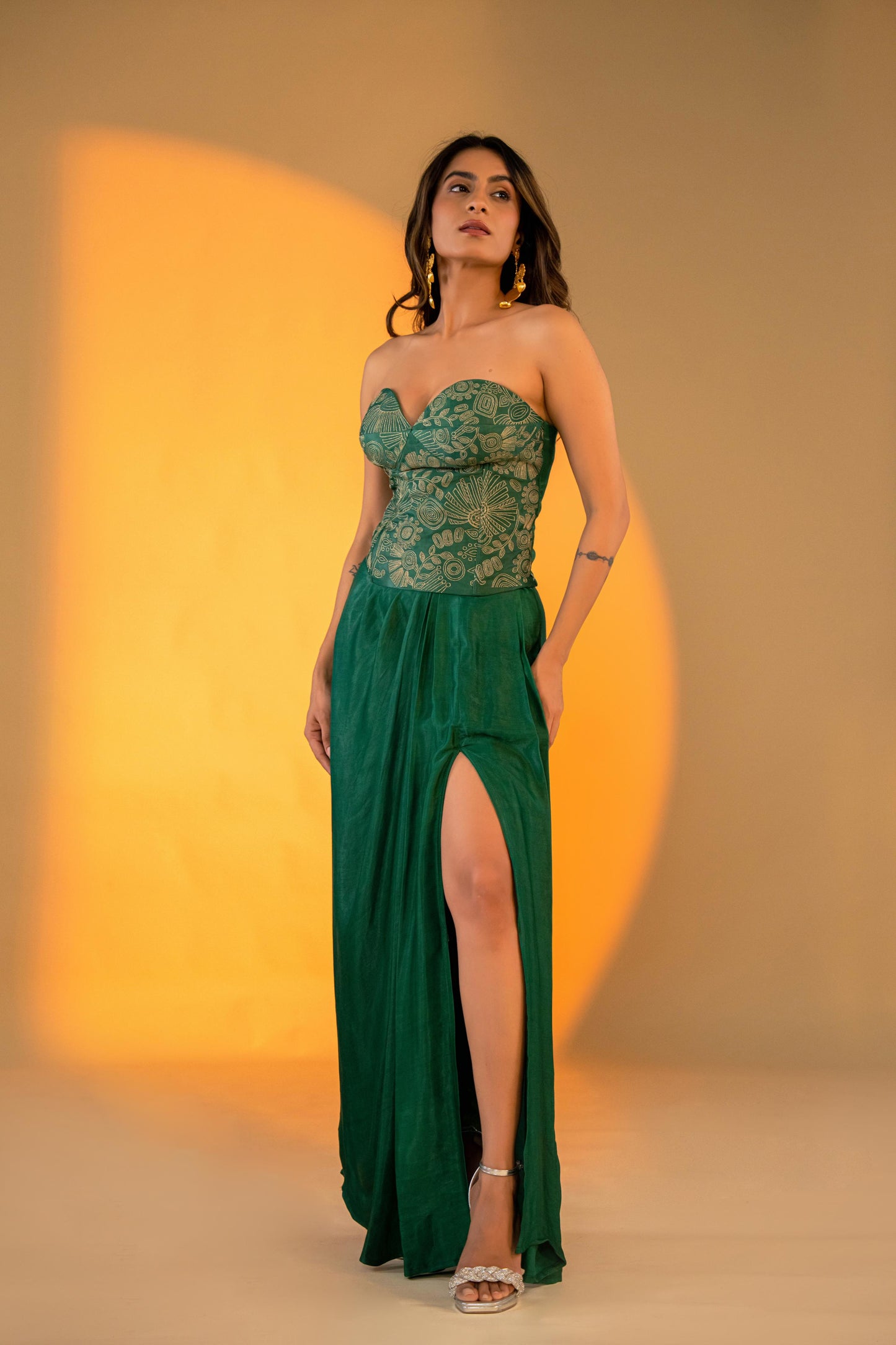 EVERGREEN SKIRT SET