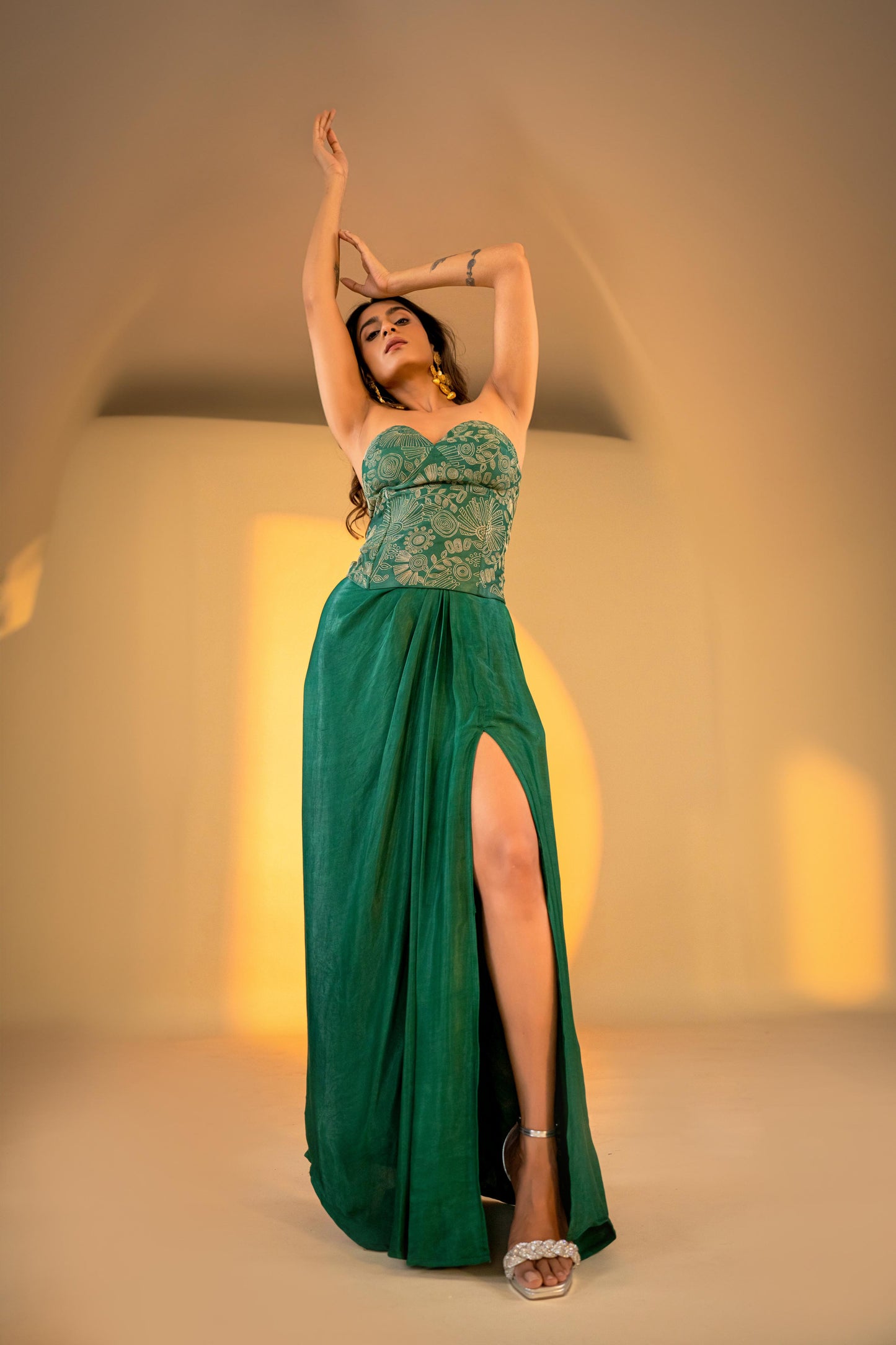EVERGREEN SKIRT SET