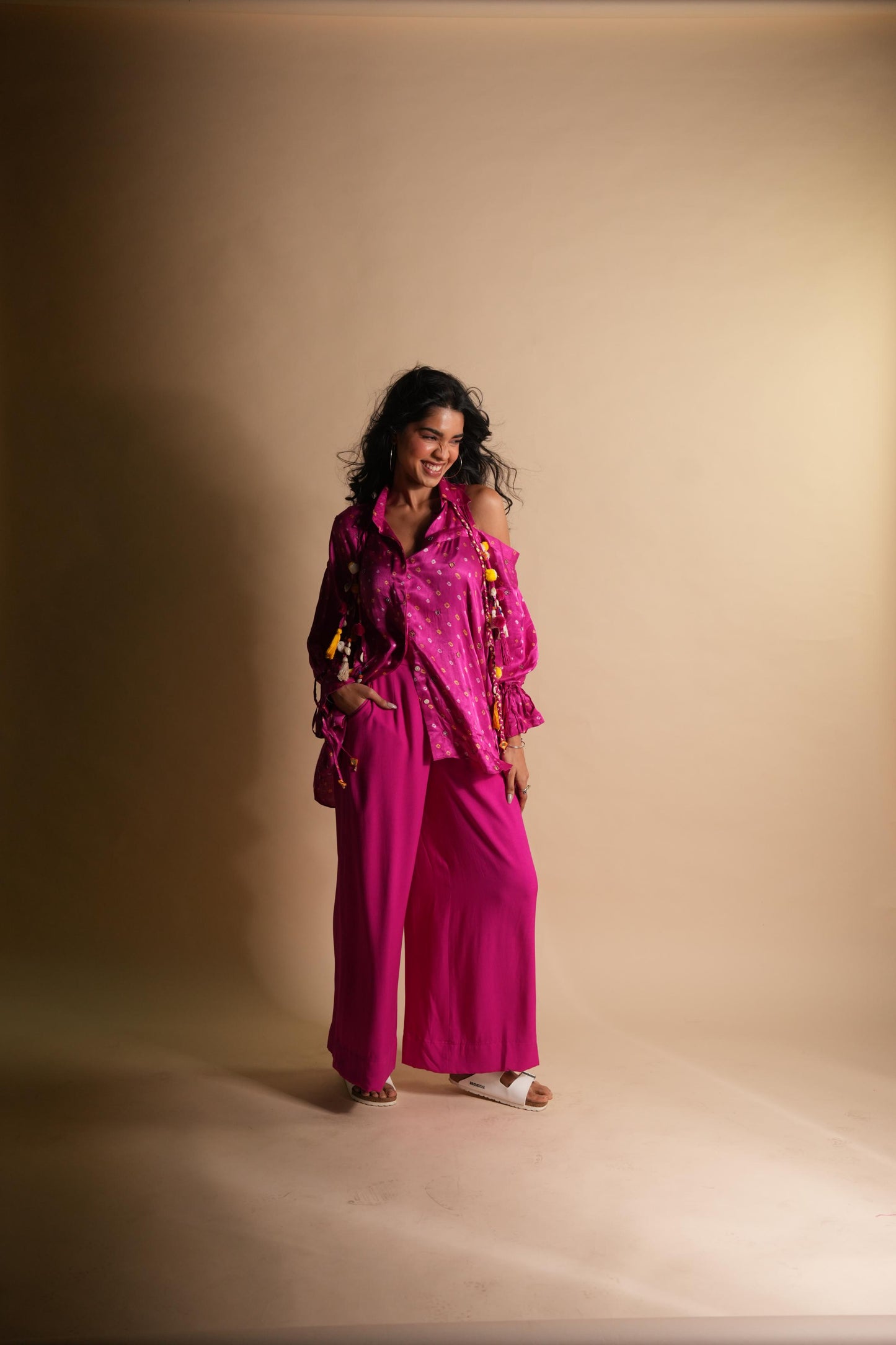 PEEK-A-PINK BANDHINI SHIRT