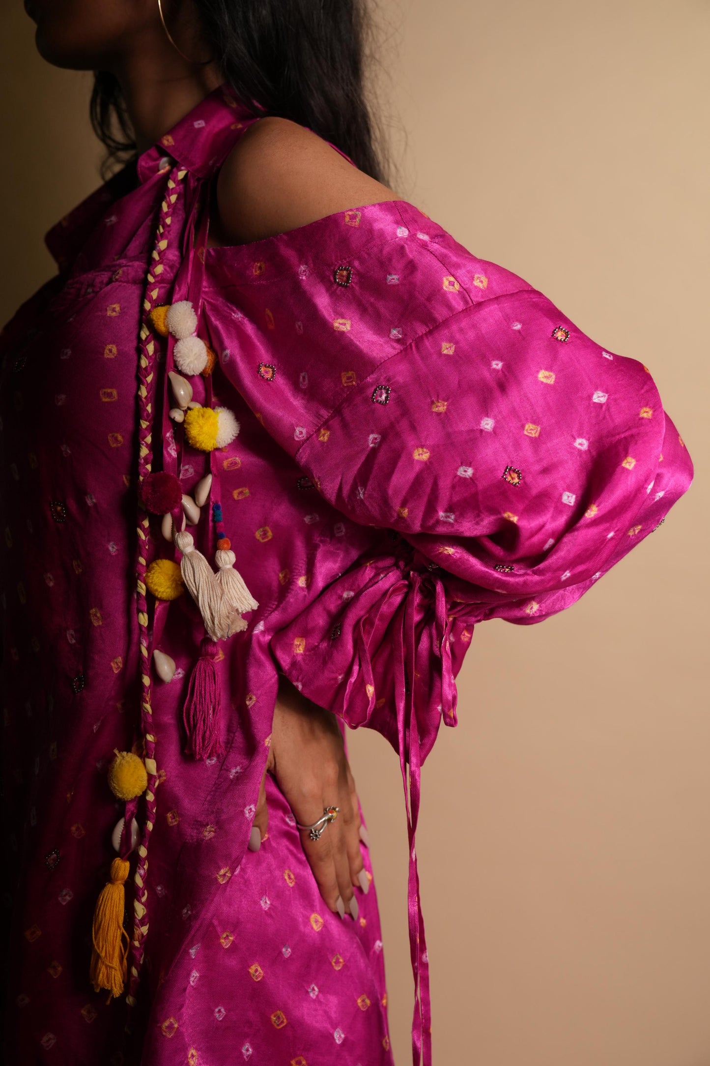 PEEK-A-PINK BANDHINI SHIRT