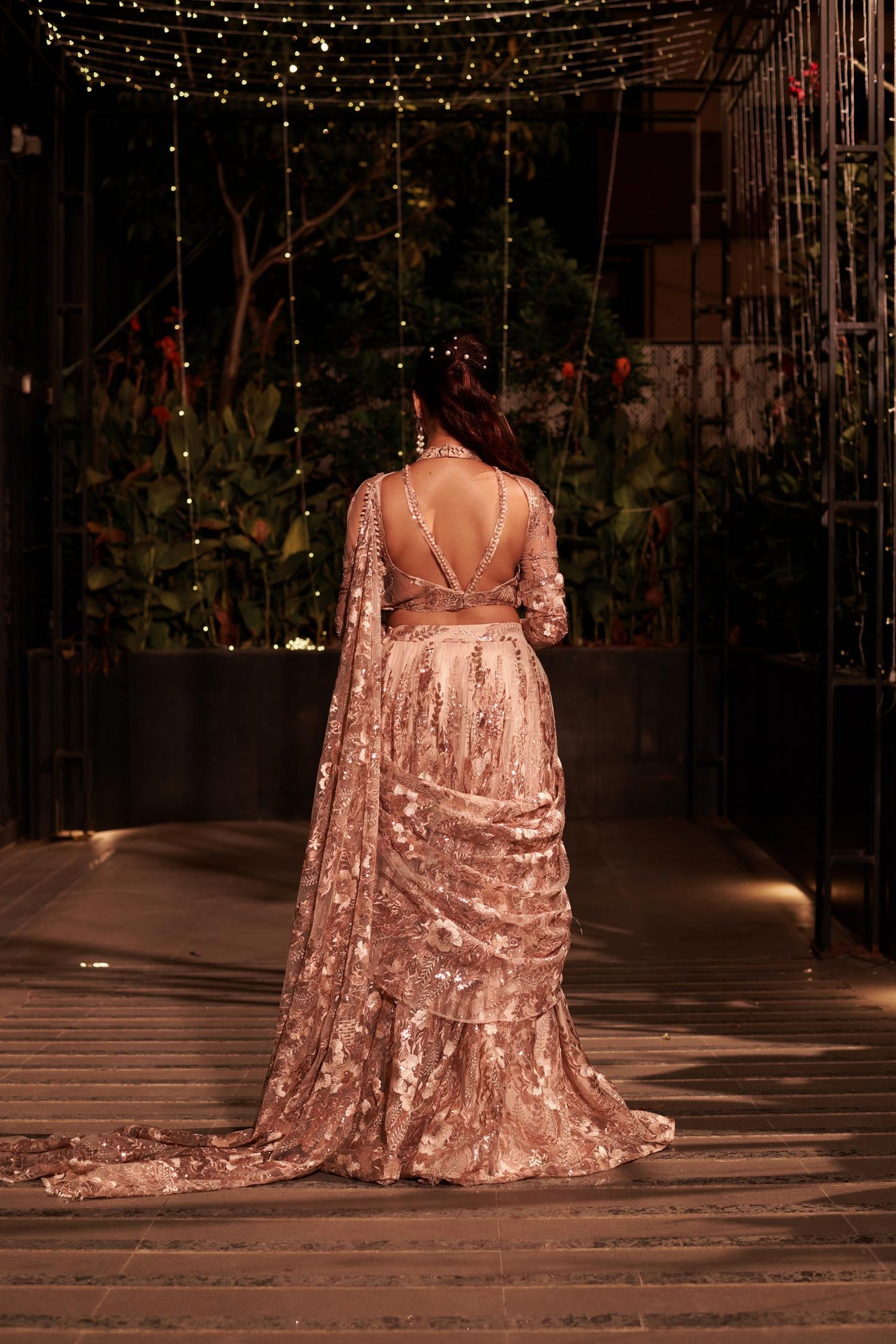 BRONZE AFFAIR LEHENGA SET