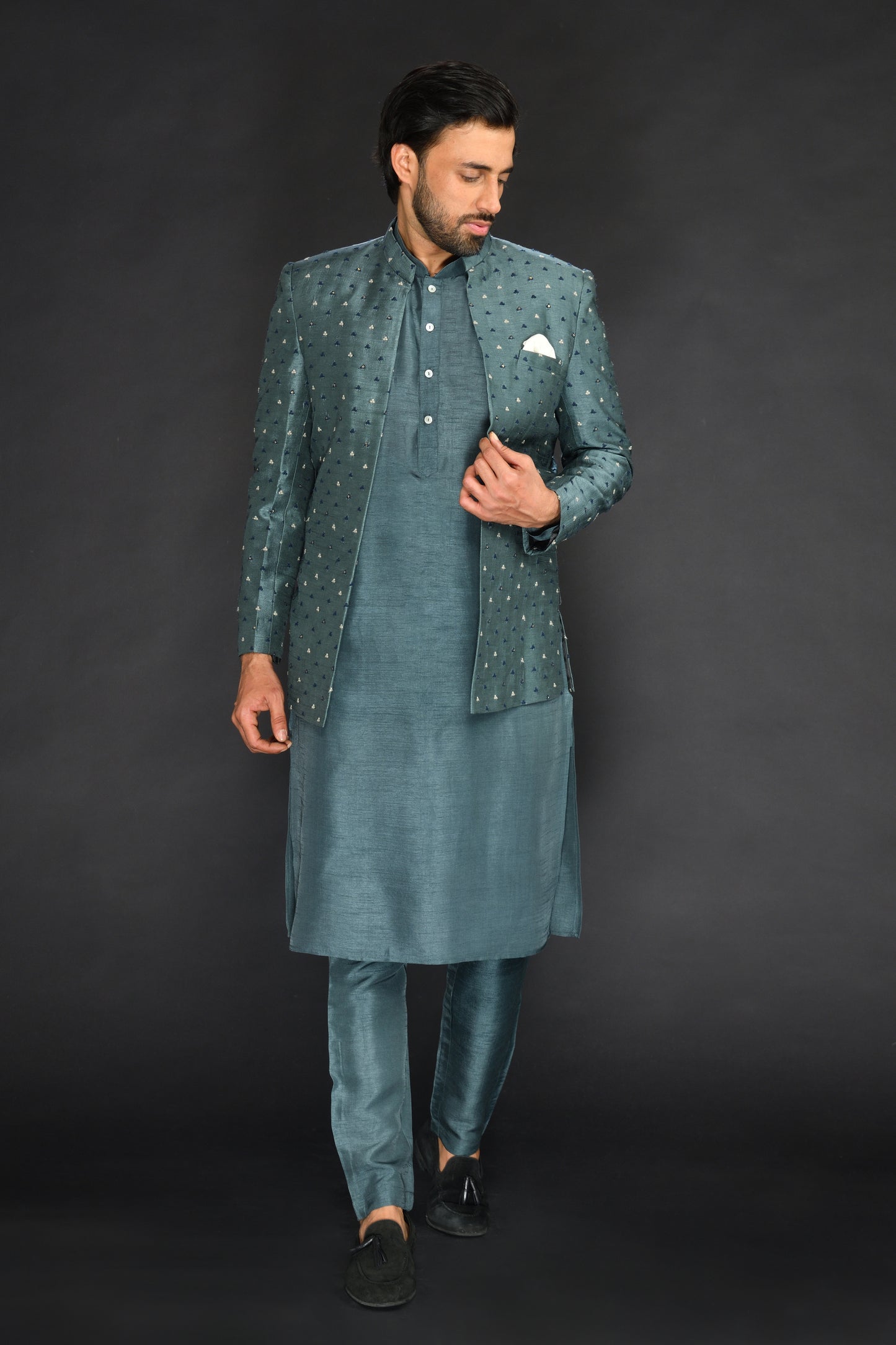 BANDGALA WITH KURTA AND TROUSER