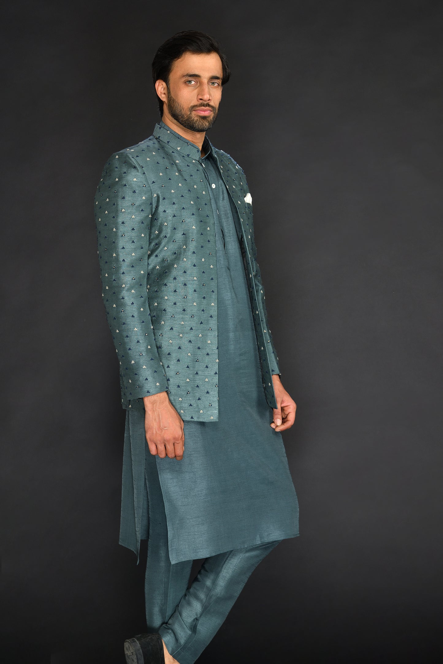BANDGALA WITH KURTA AND TROUSER