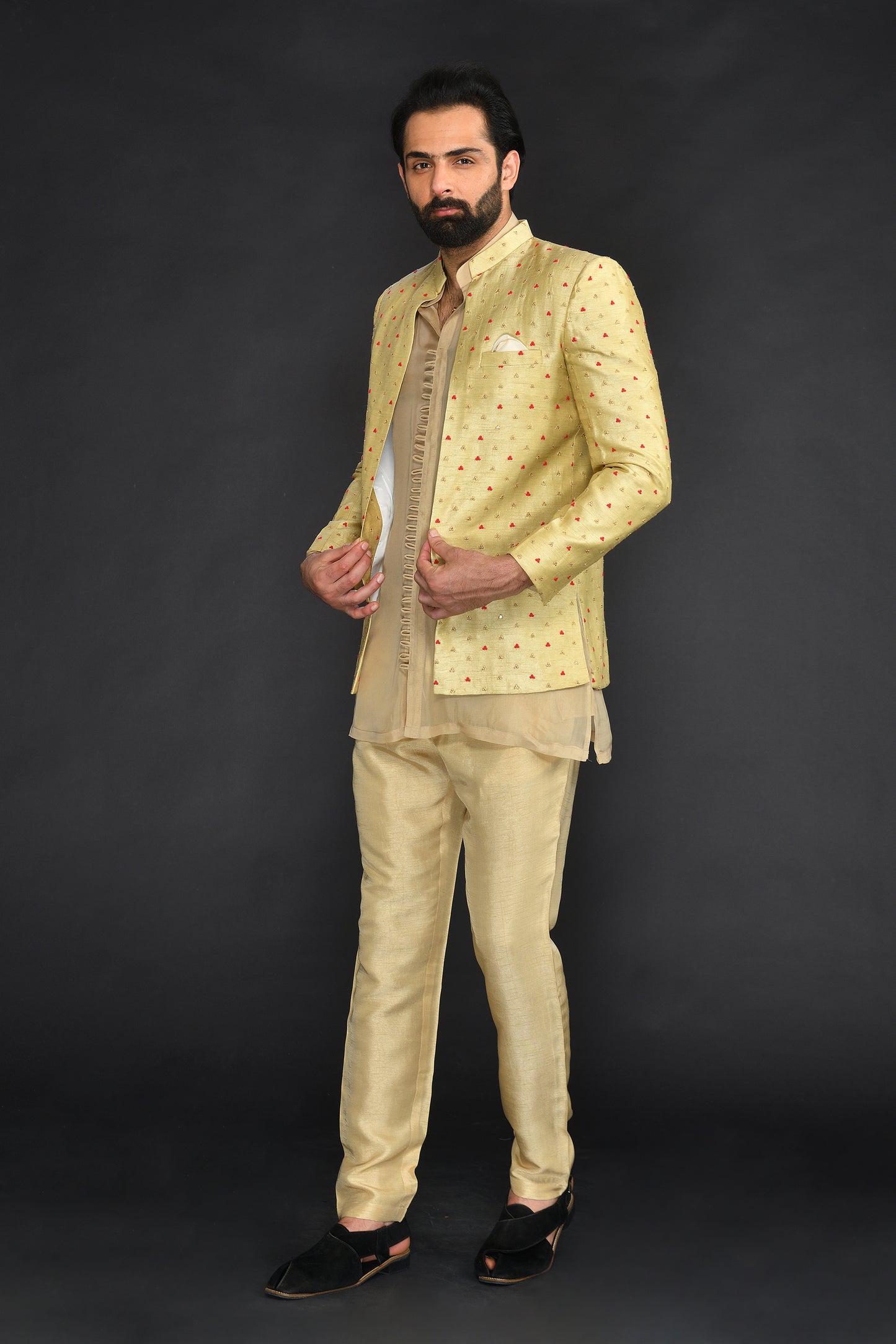 BANDGALA WITH KURTA AND PANT