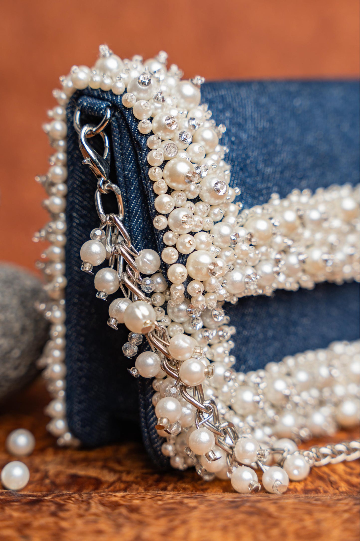 DENIM MINI SLATE PERLA
