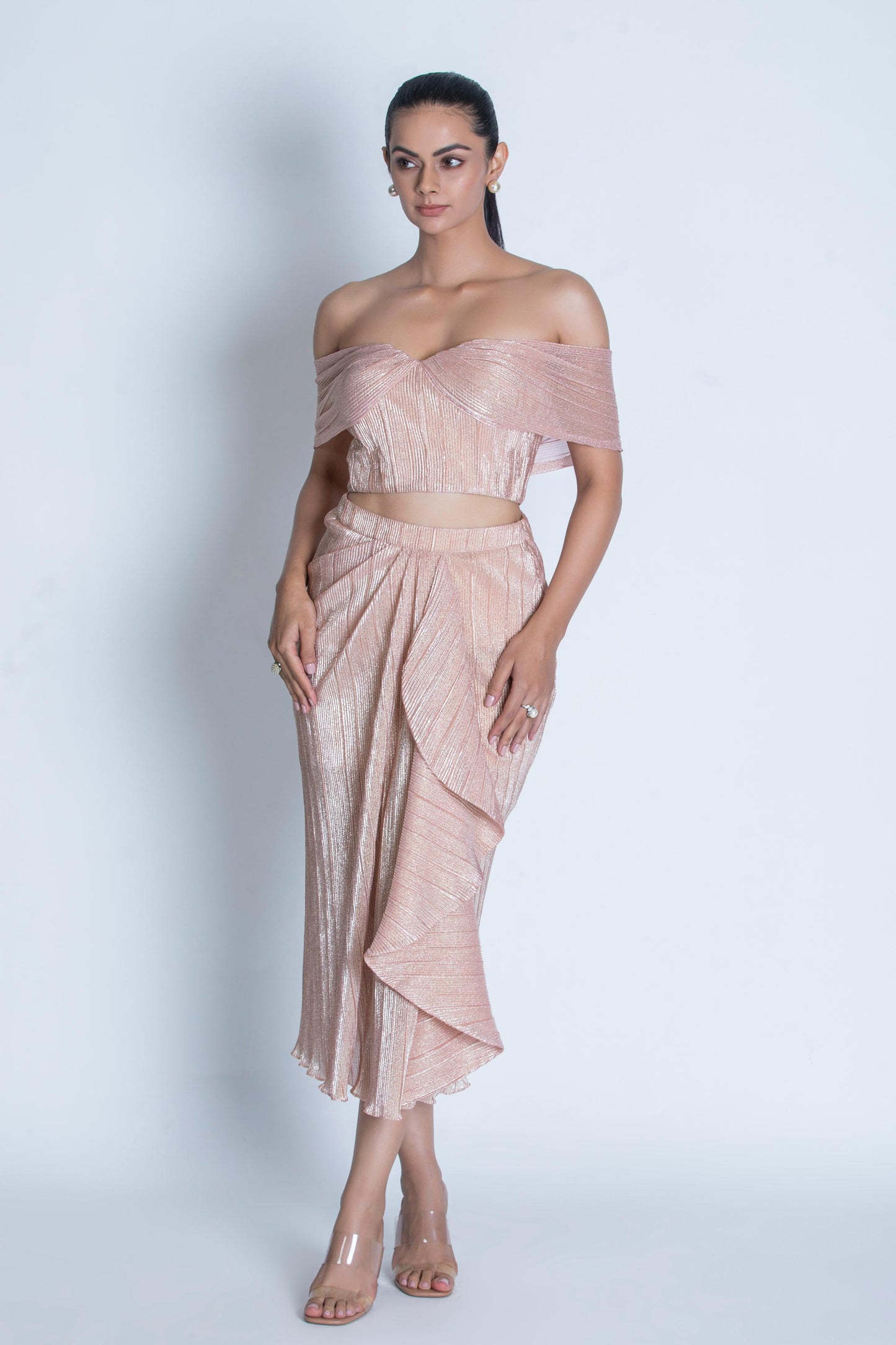 PINK RUFFLE SKIRT & TOP