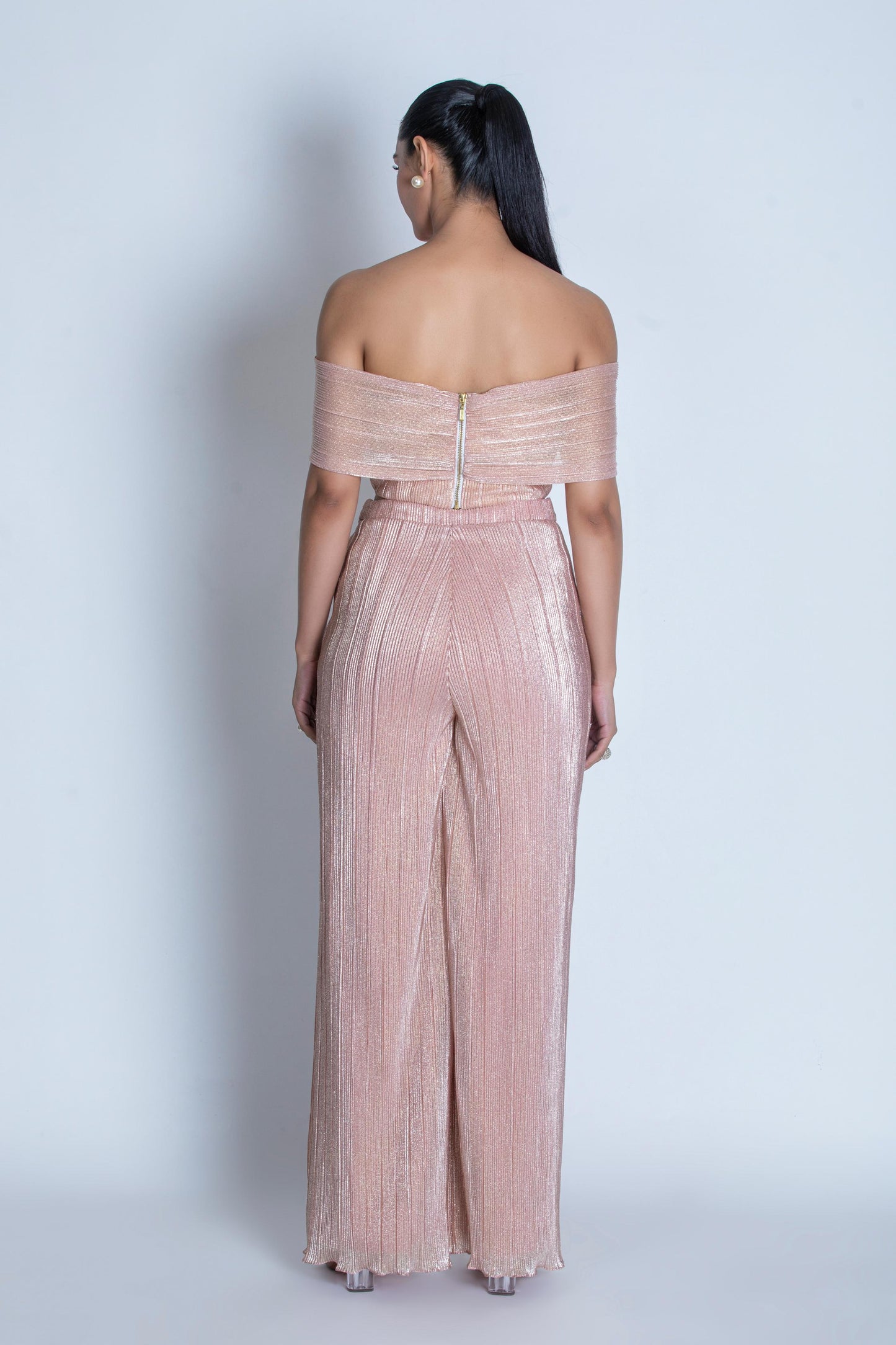 PINK PLEATED CO-ORD SET