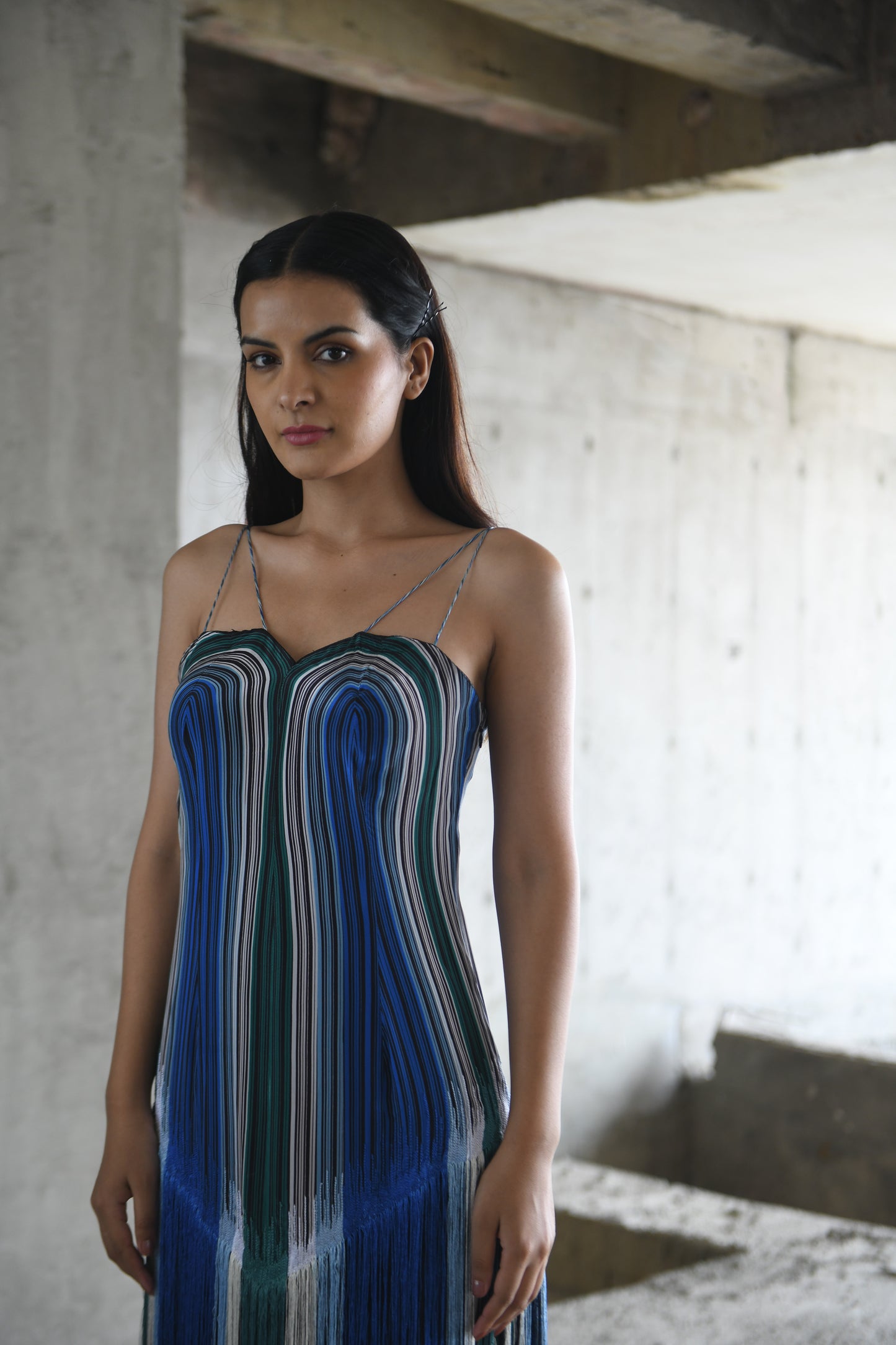 SAVONA FRINGE DRESS