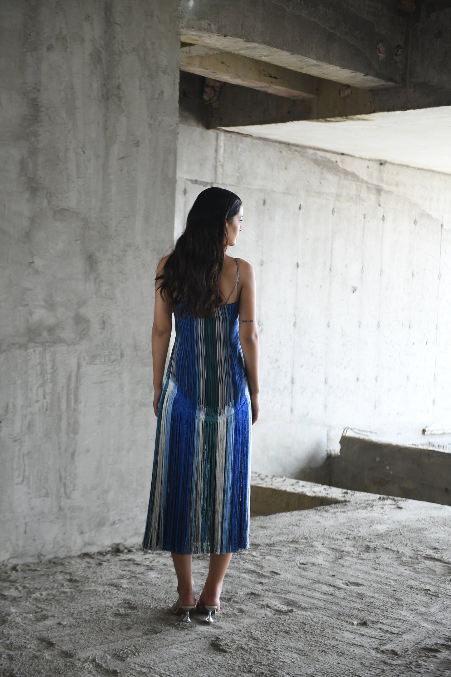 SAVONA FRINGE DRESS
