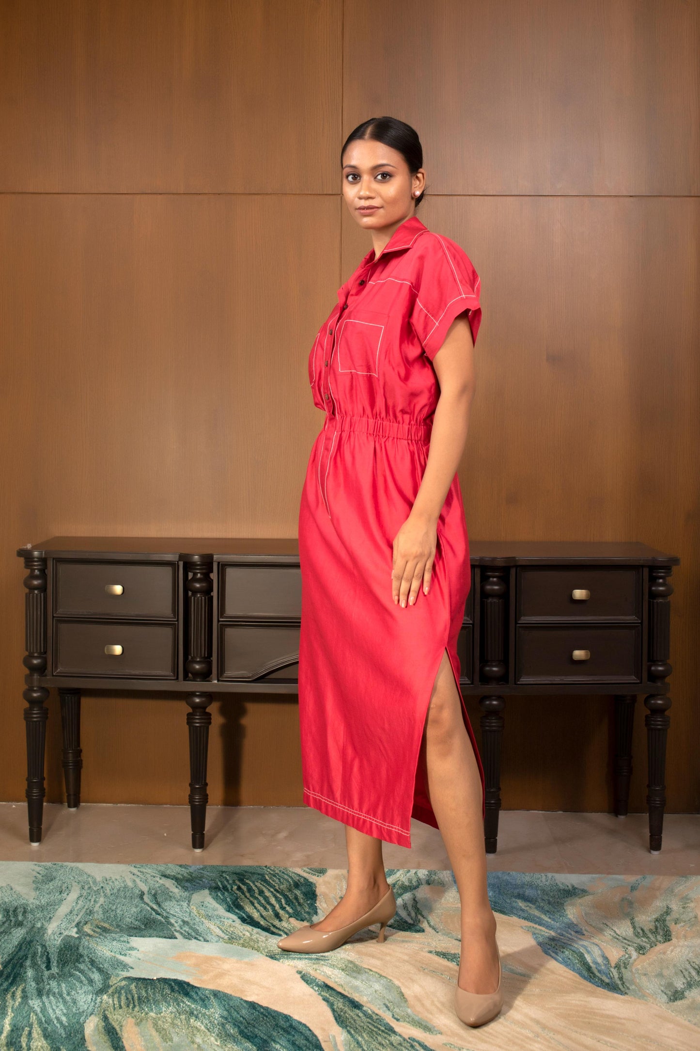 GRACE COLLARED DRESS