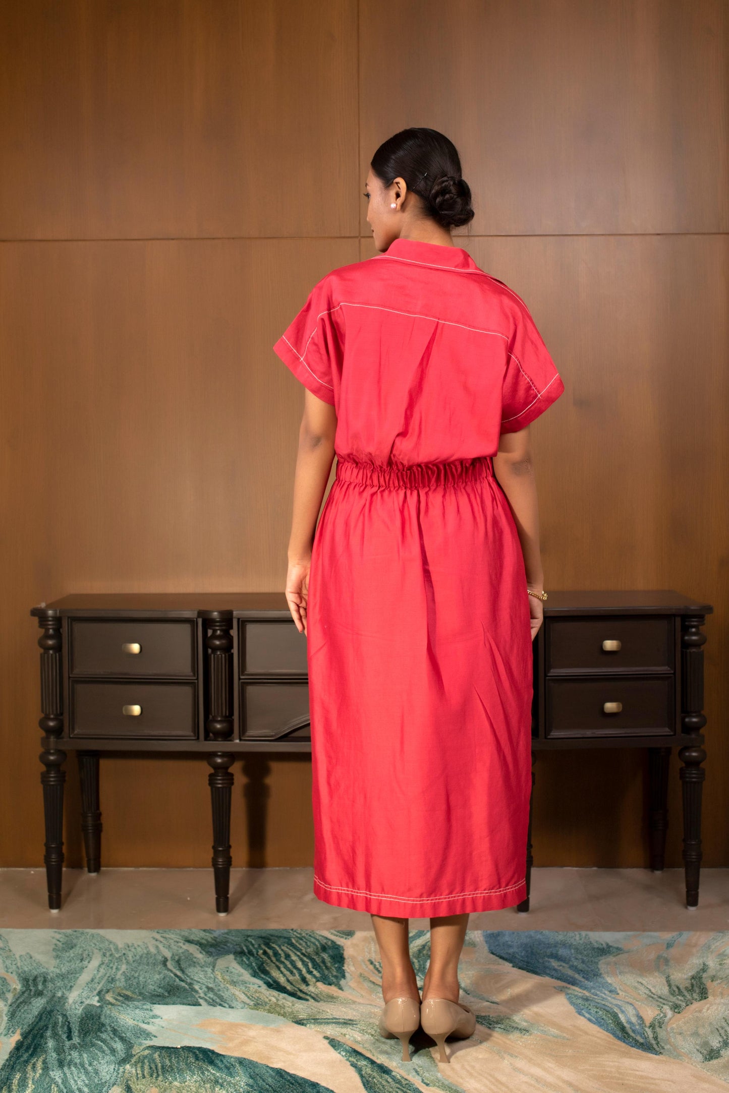 GRACE COLLARED DRESS