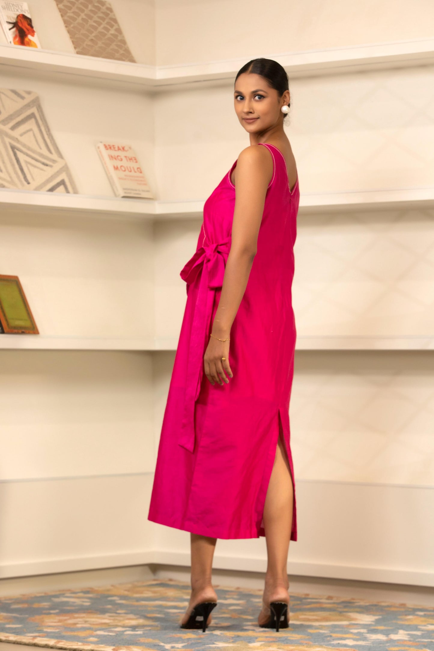 GRACE SIDE KNOT DRESS