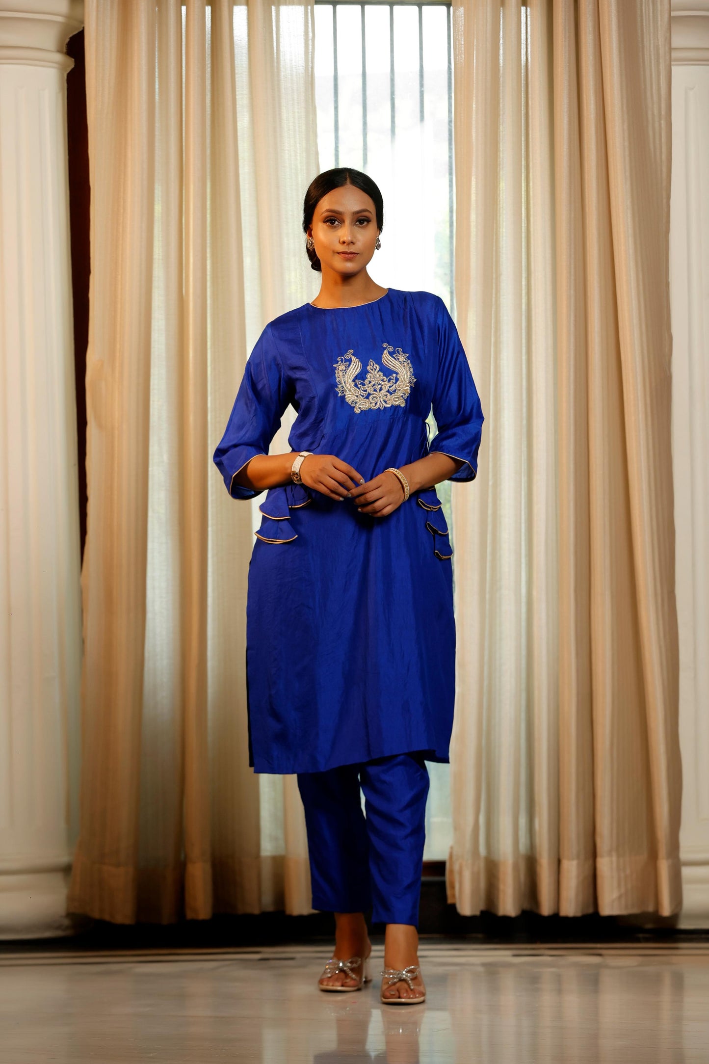 BLUE KURTA SET