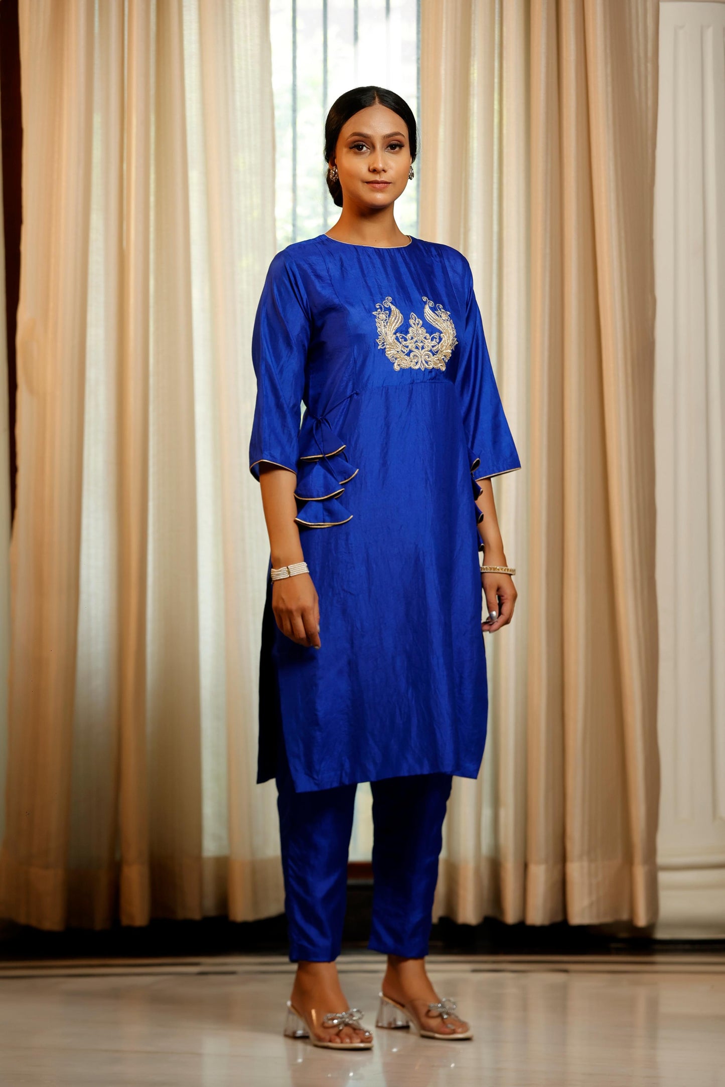 BLUE KURTA SET
