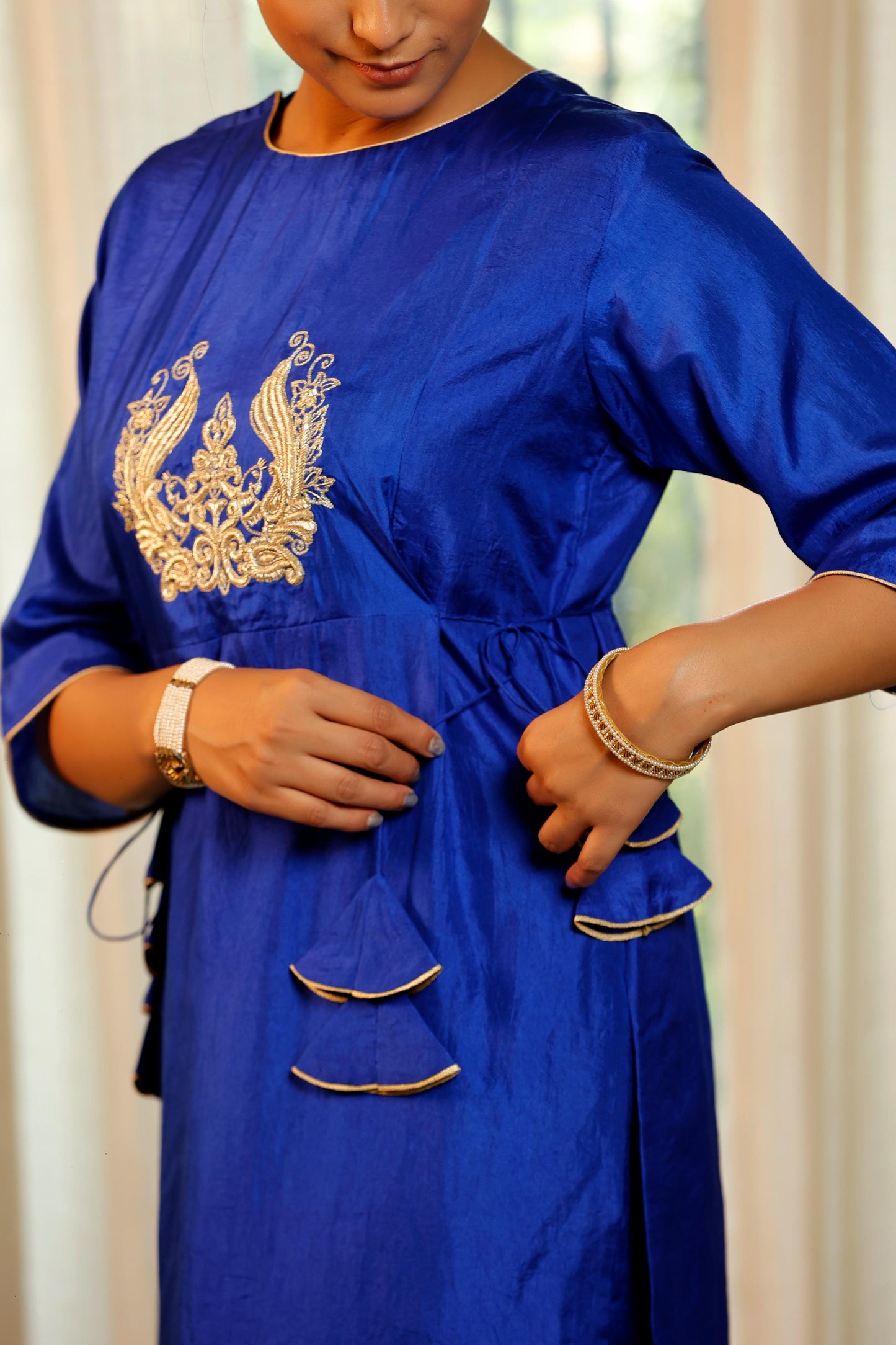 BLUE KURTA SET