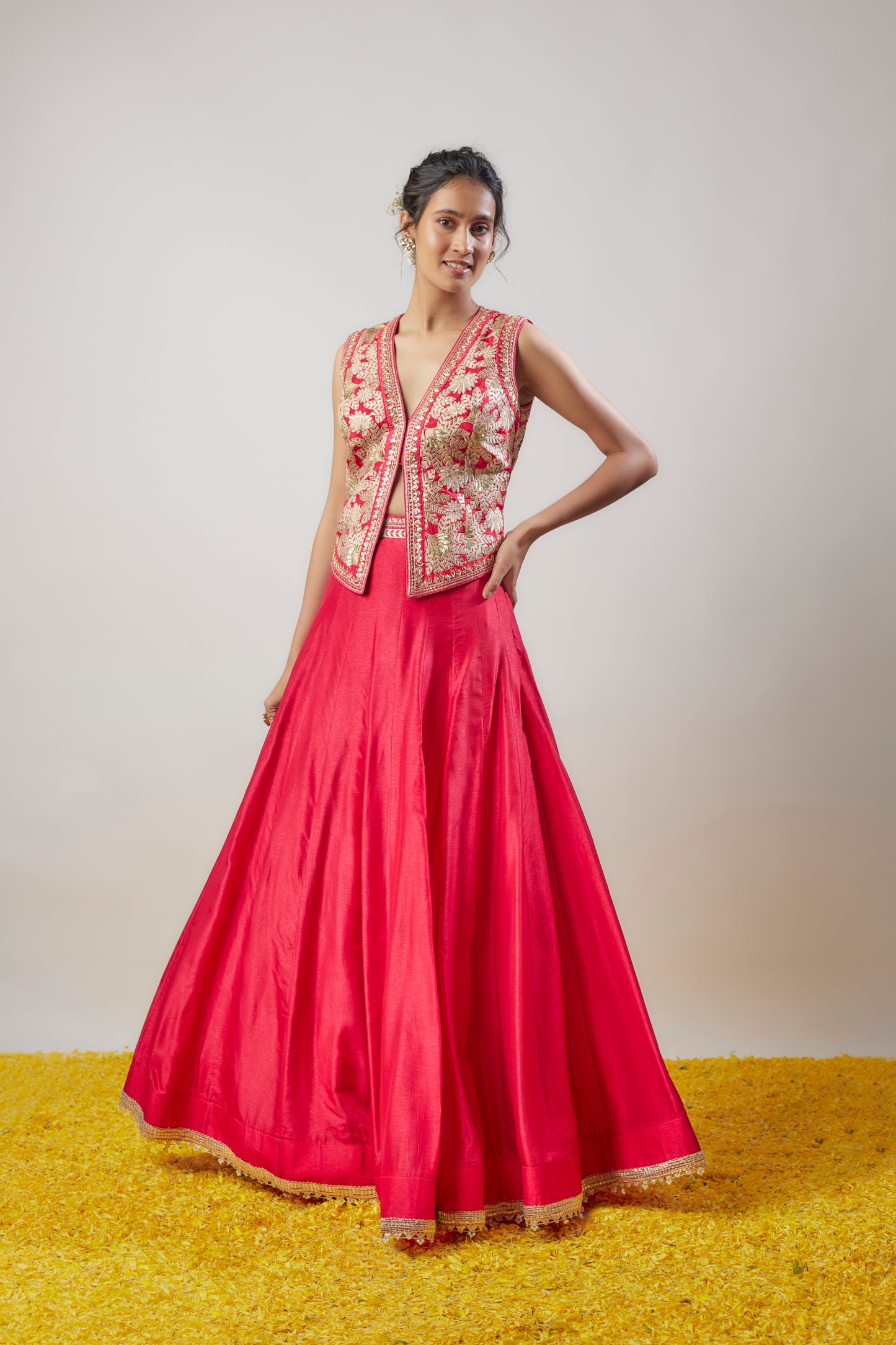 AKANSHA SKIRT SET