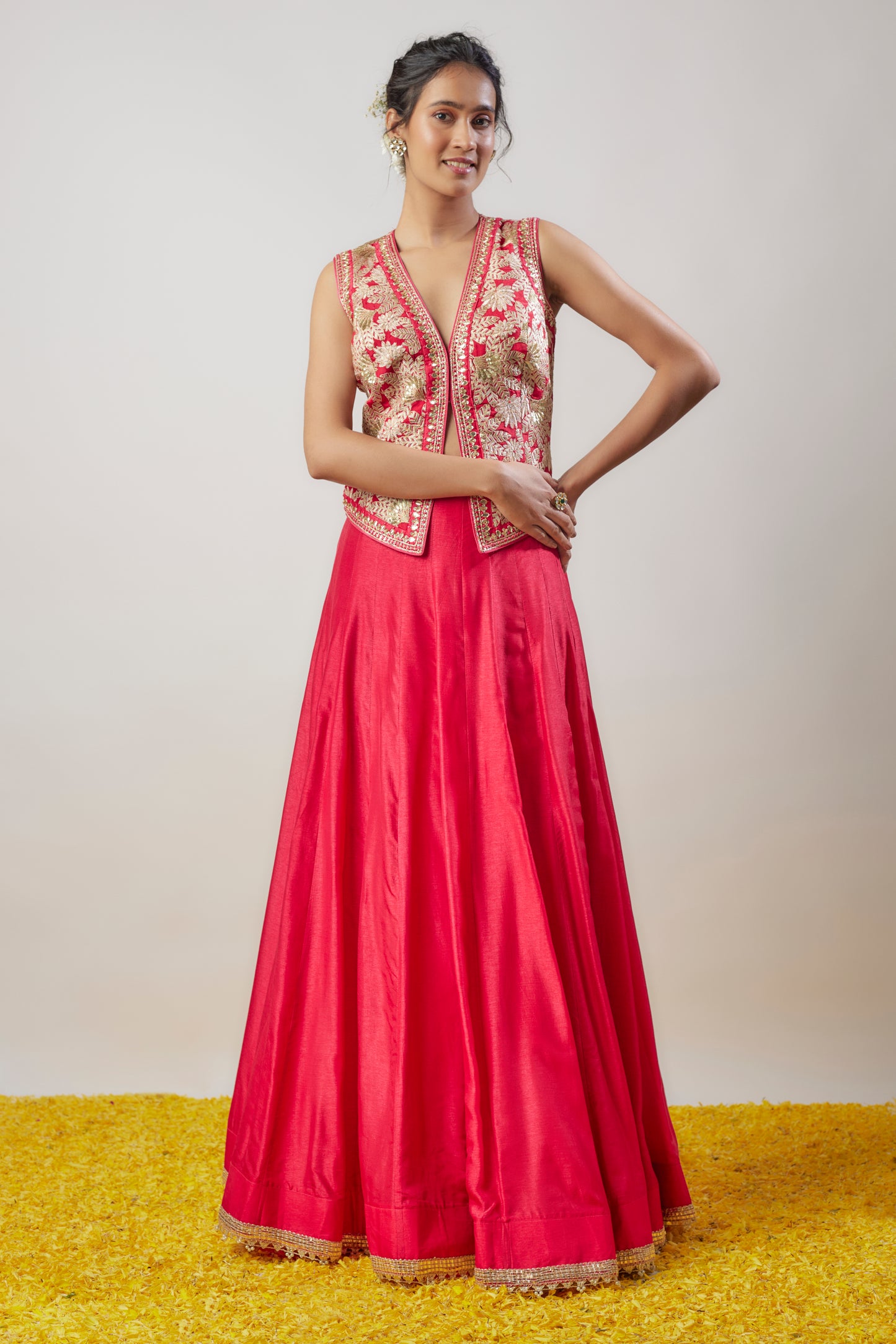 AKANSHA SKIRT SET