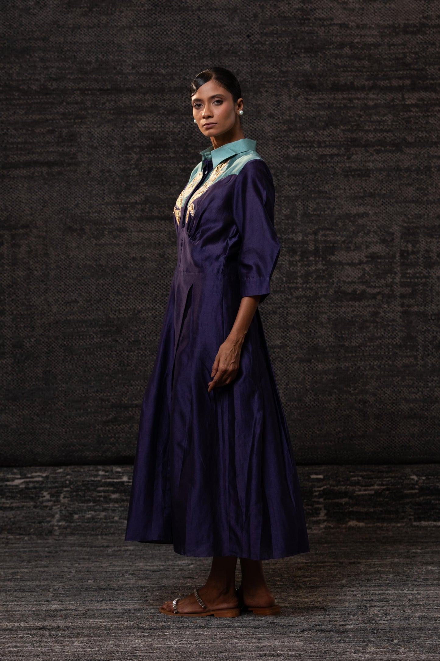 GULNAAR YOLK DRESS