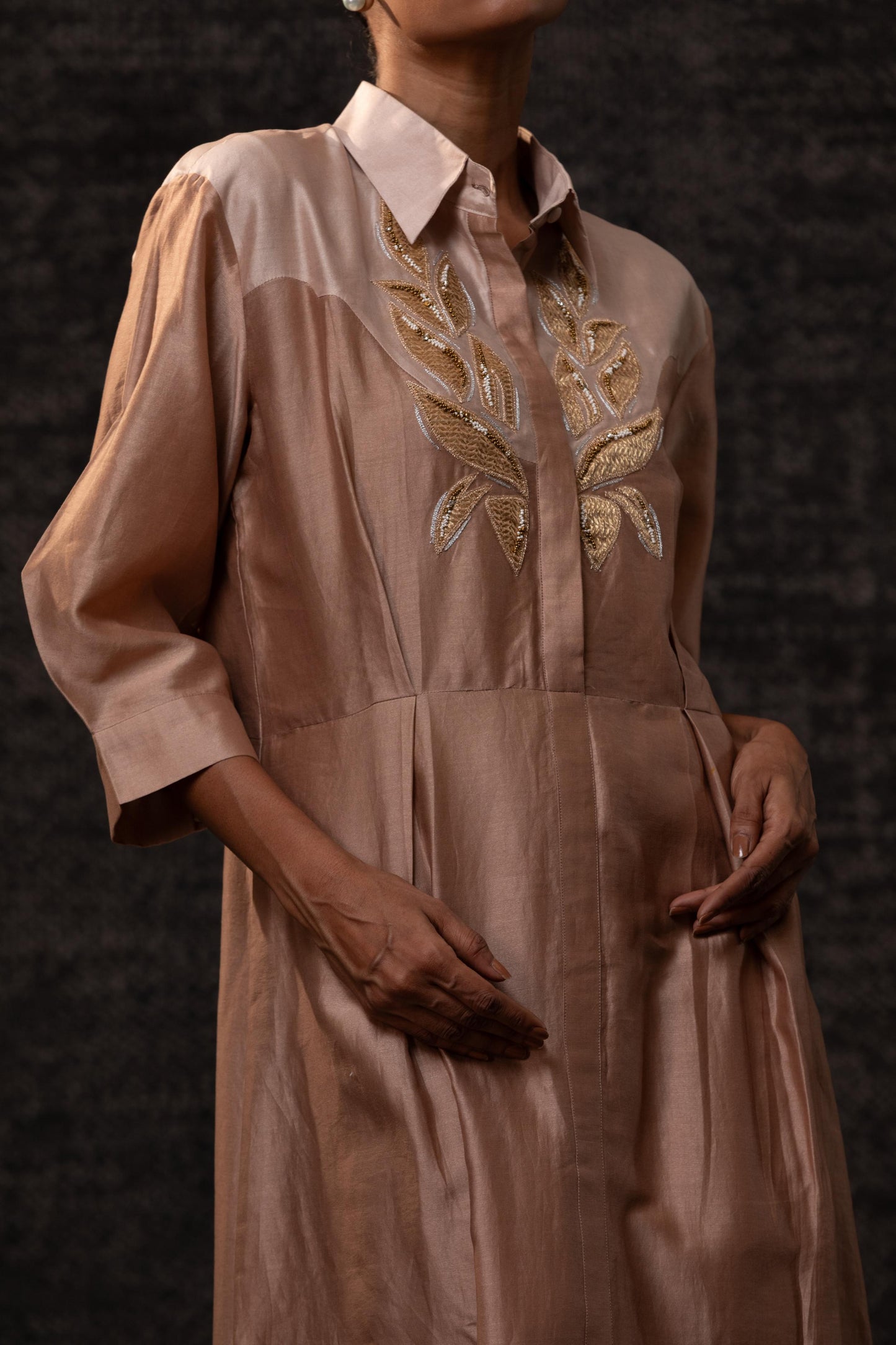 GULNAAR YOLK DRESS