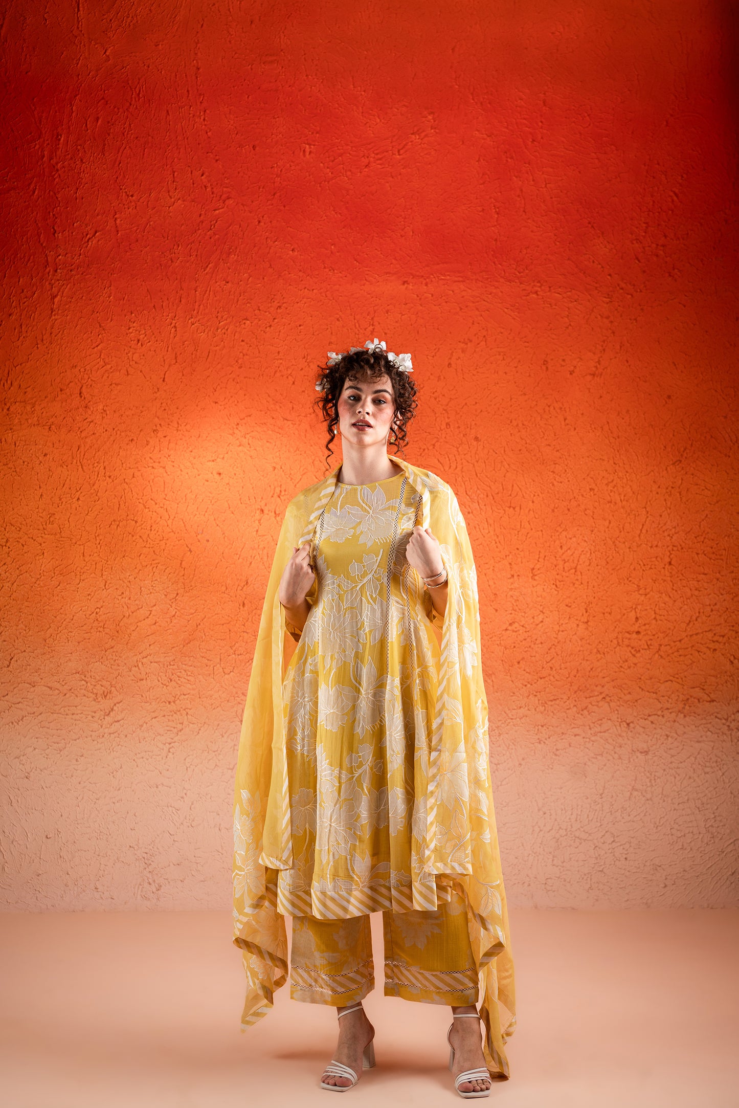 YELLOW KURTA SET