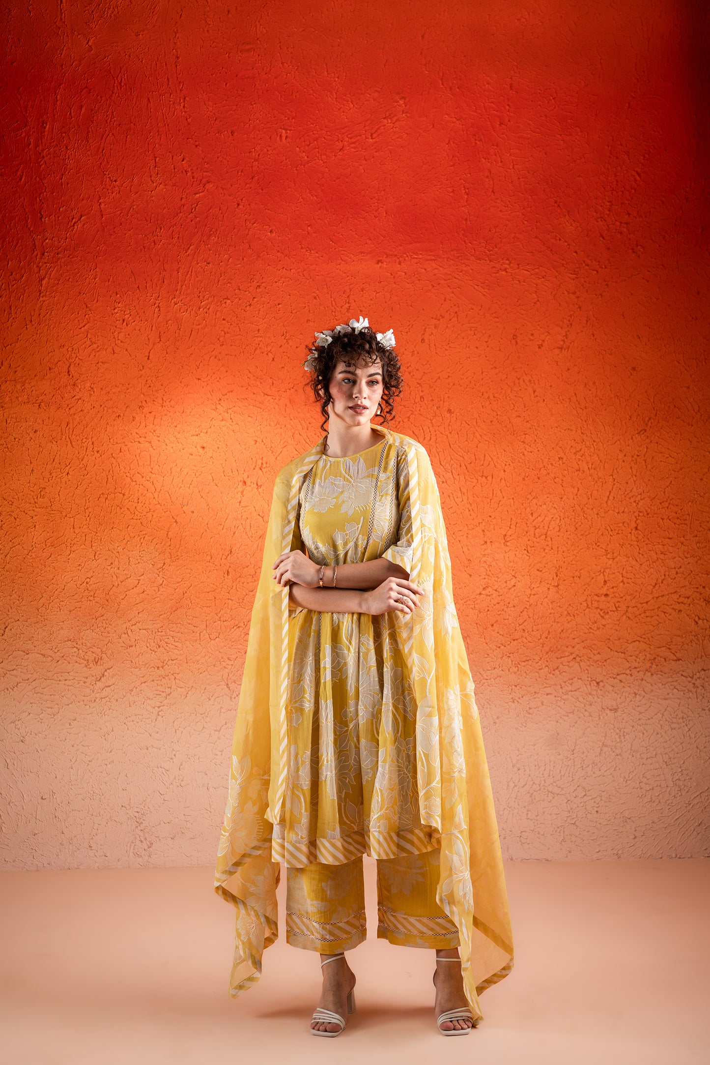 YELLOW KURTA SET