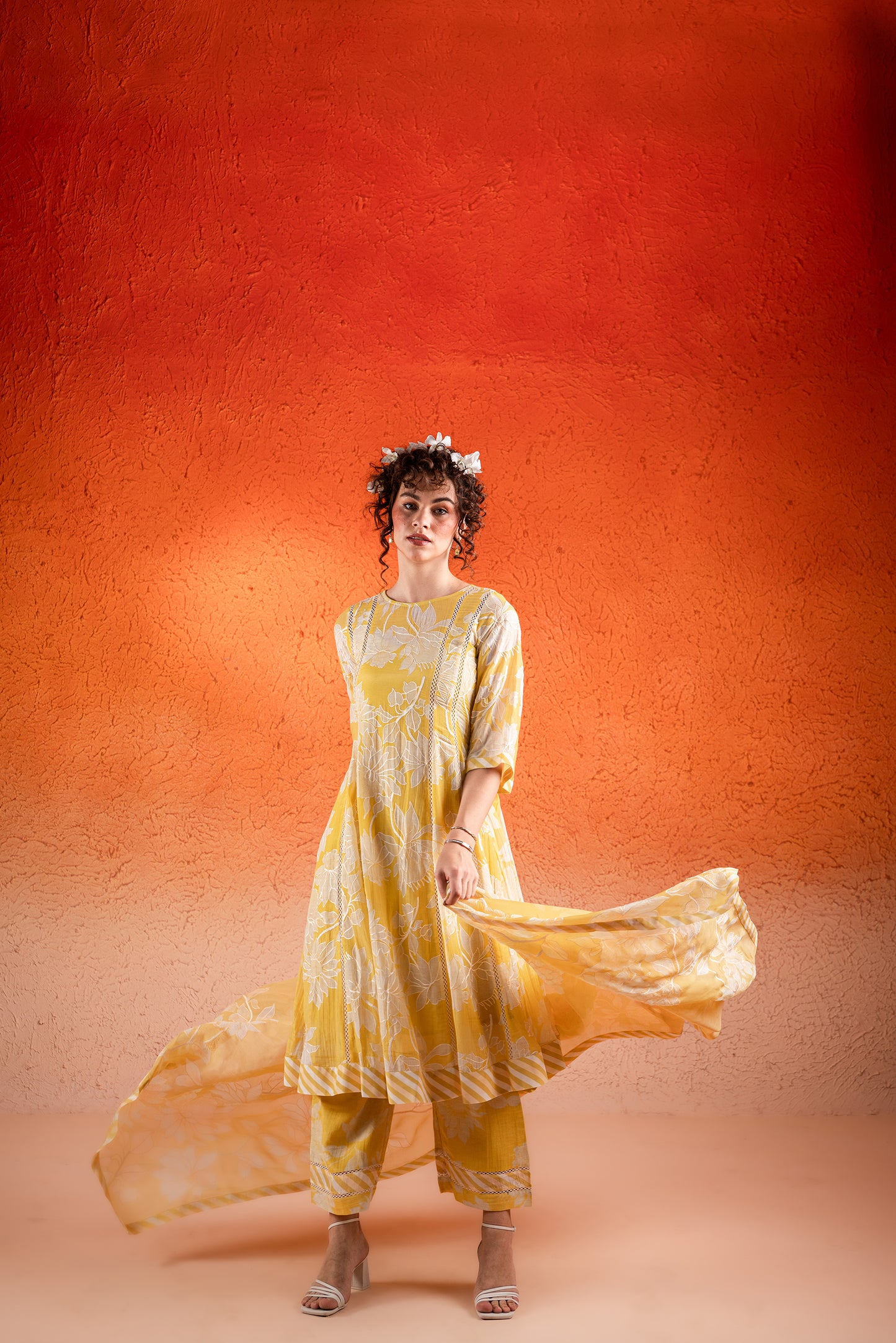 YELLOW KURTA SET