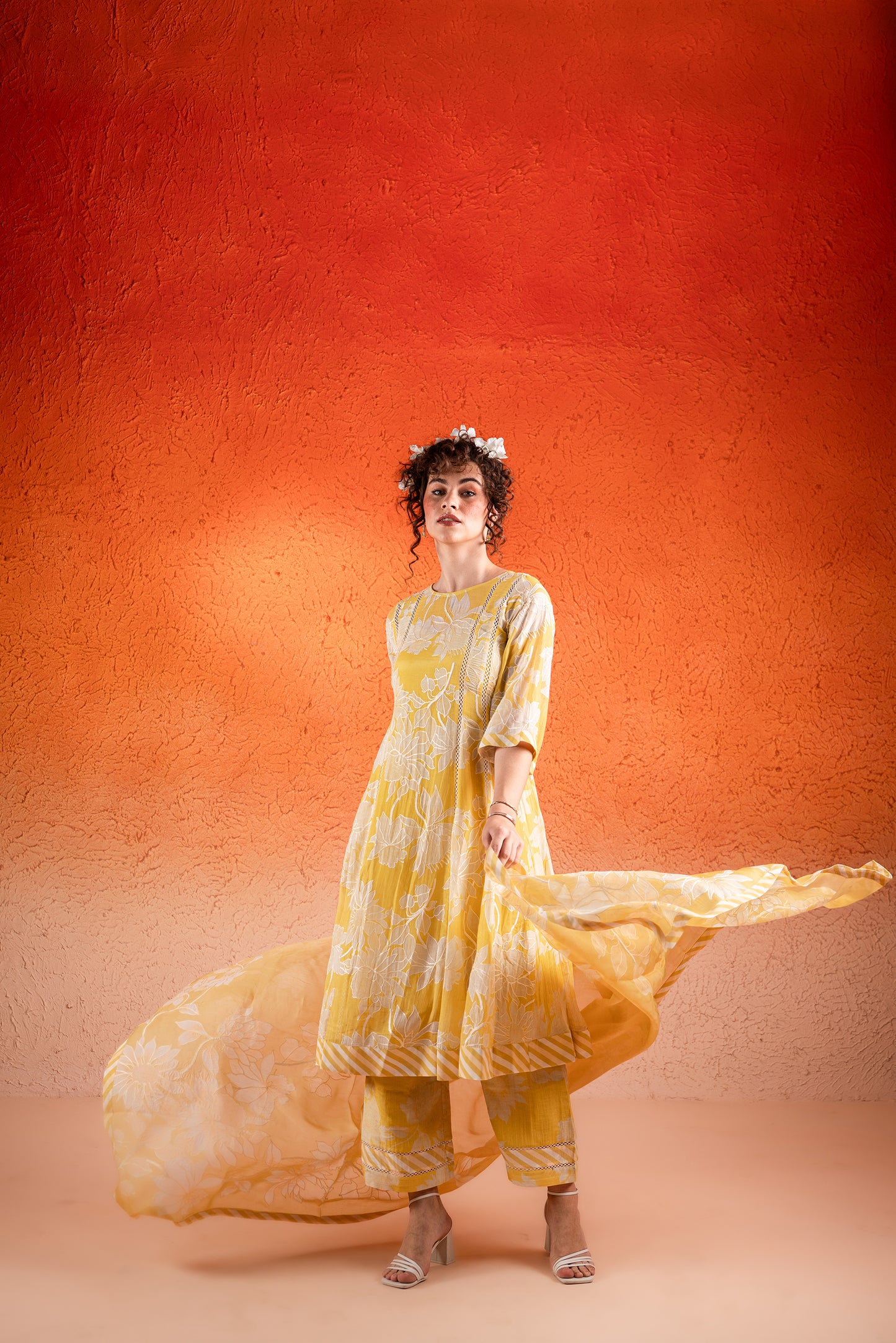 YELLOW KURTA SET