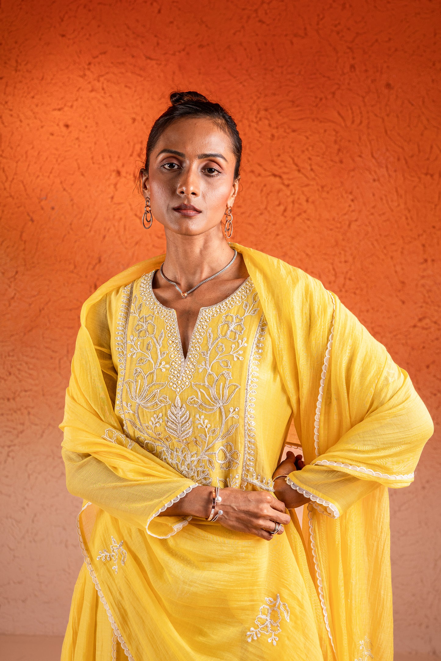 YELLOW KURTA SET