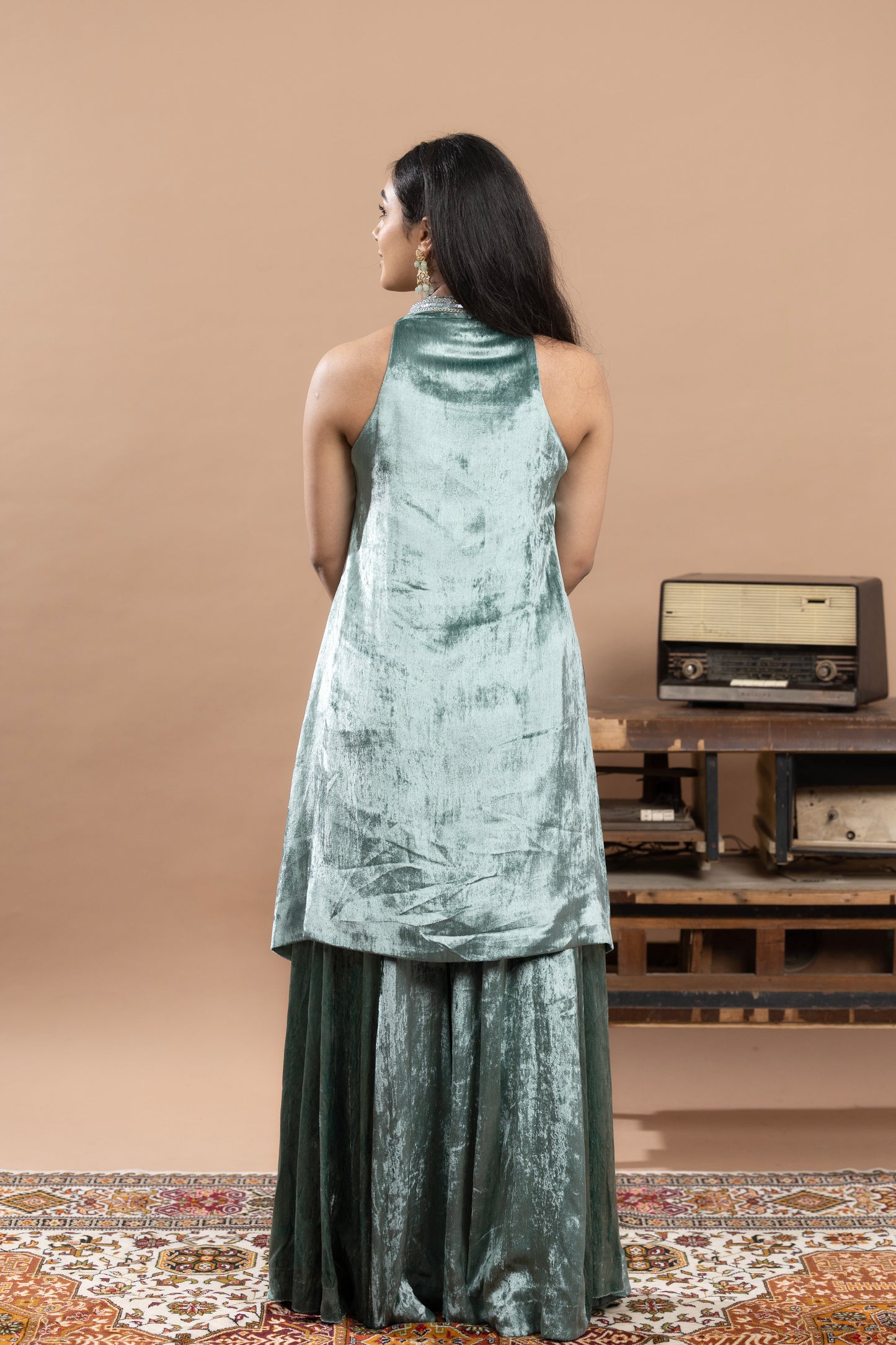 HEAVY GHARARA WITH ZARDOZI KURTA