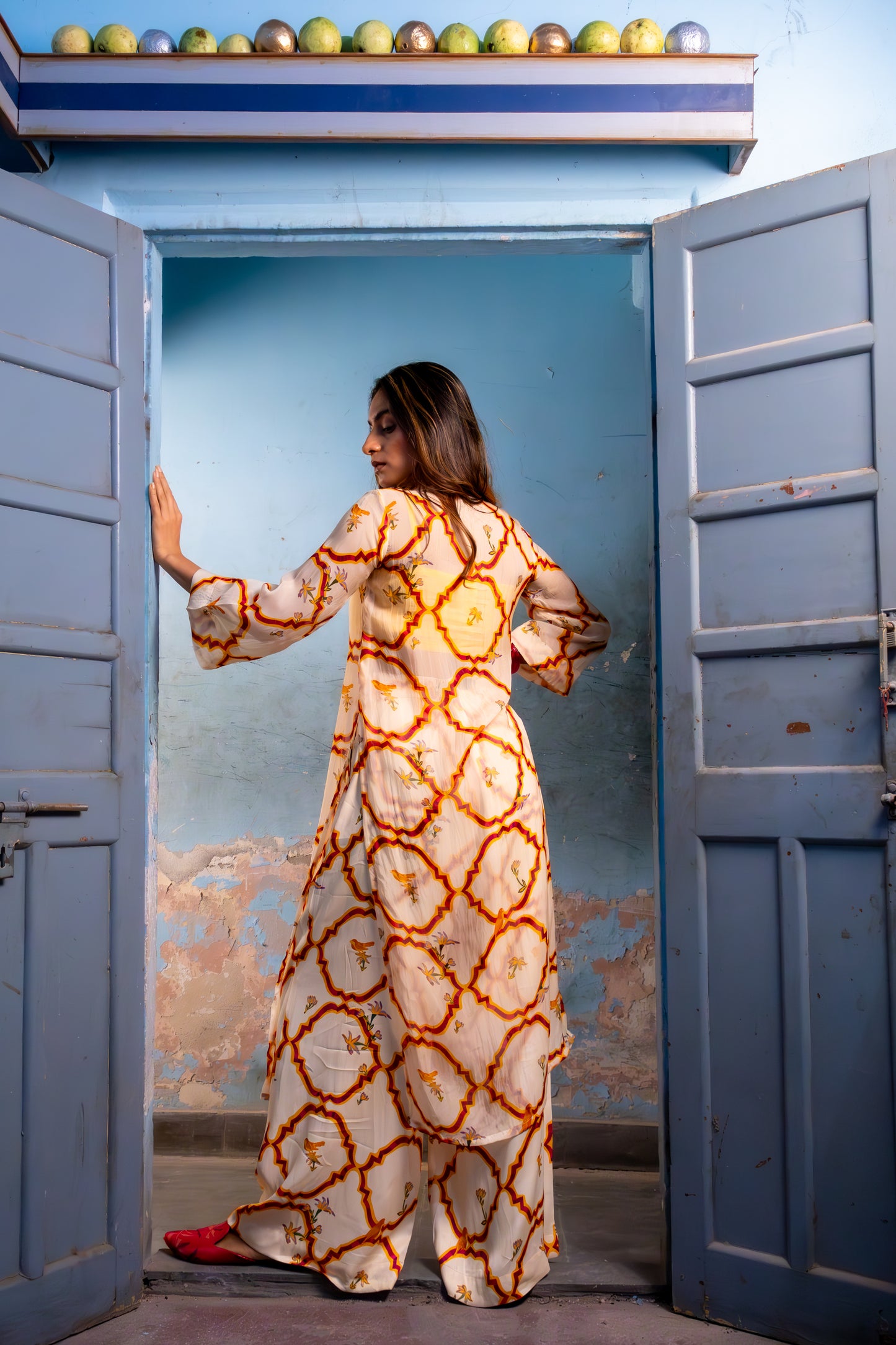 MILK YELLOW KURTA SET