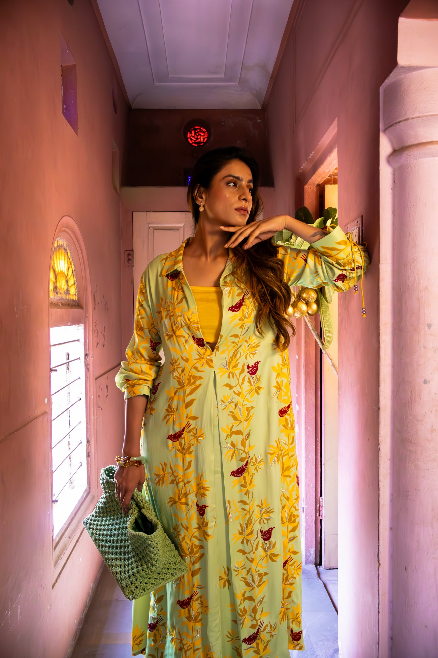 MATCHA GREEN KURTA SET