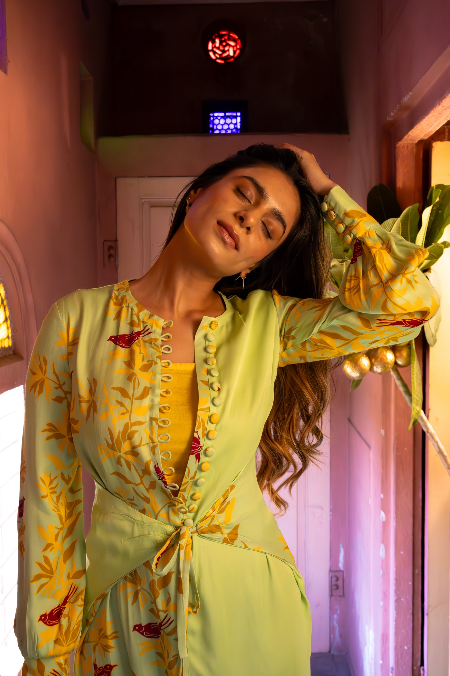 MATCHA GREEN LONG DRESS