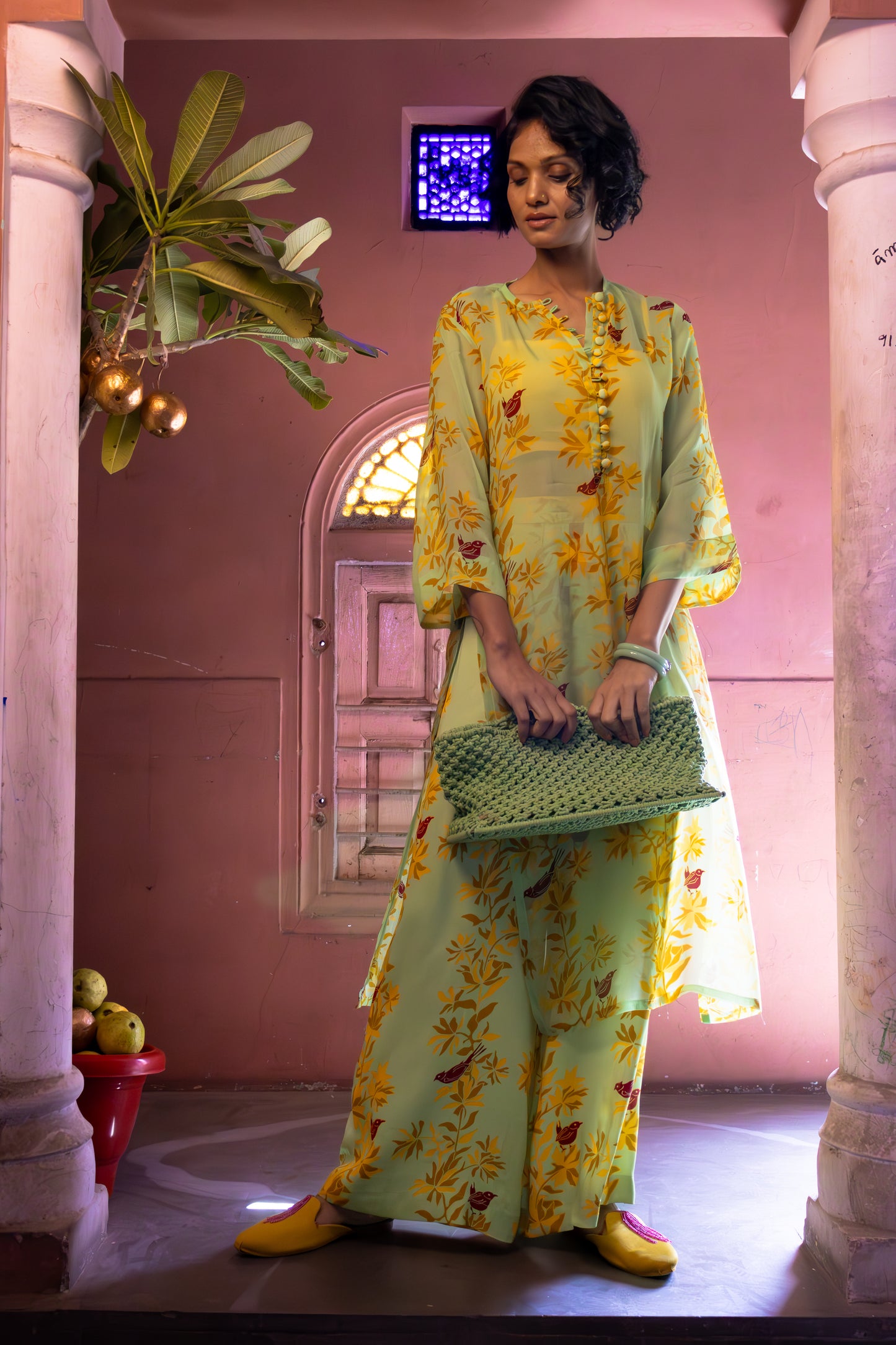 MATCHA GREEN KURTA SET