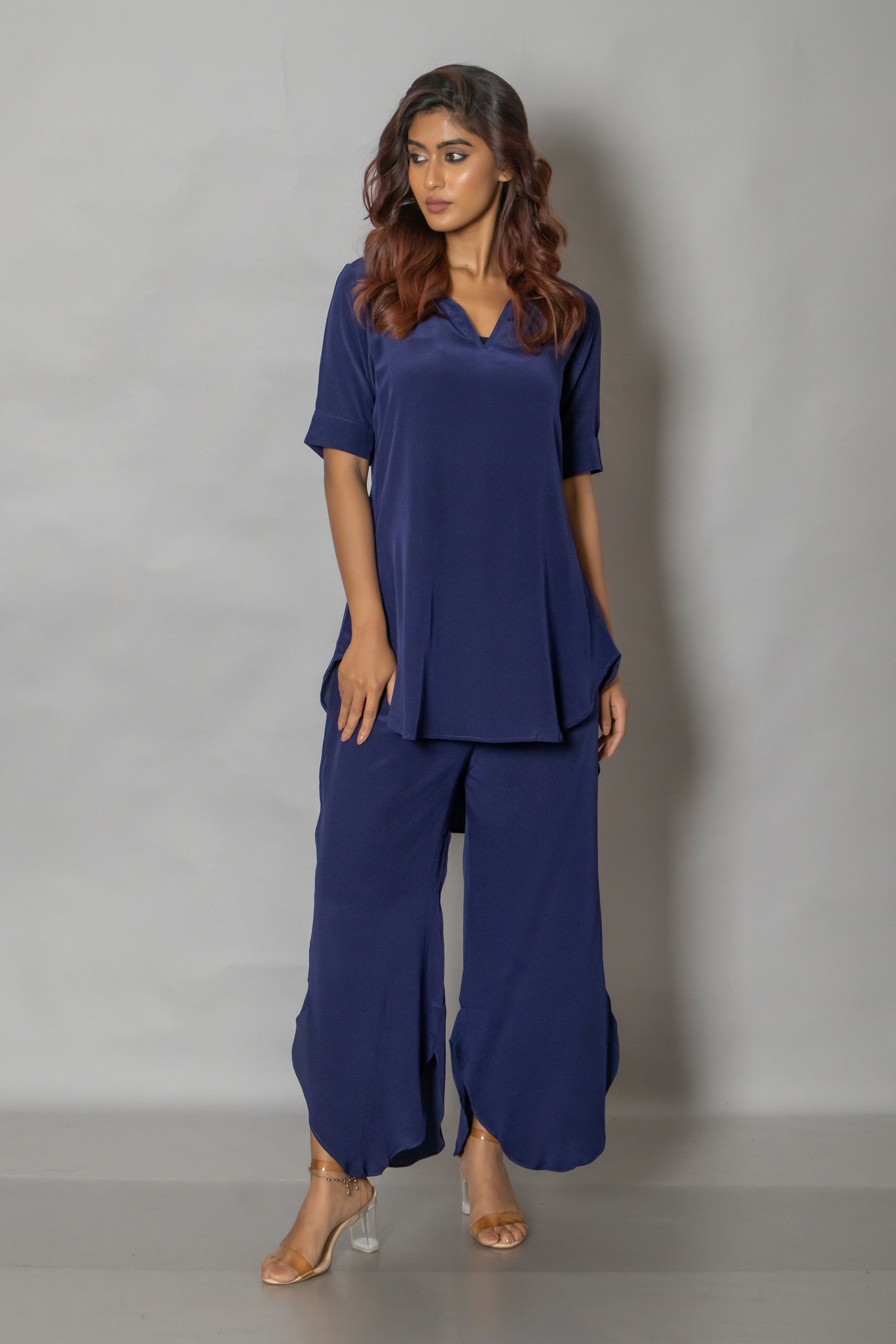 FLUID BLUE COORD SET