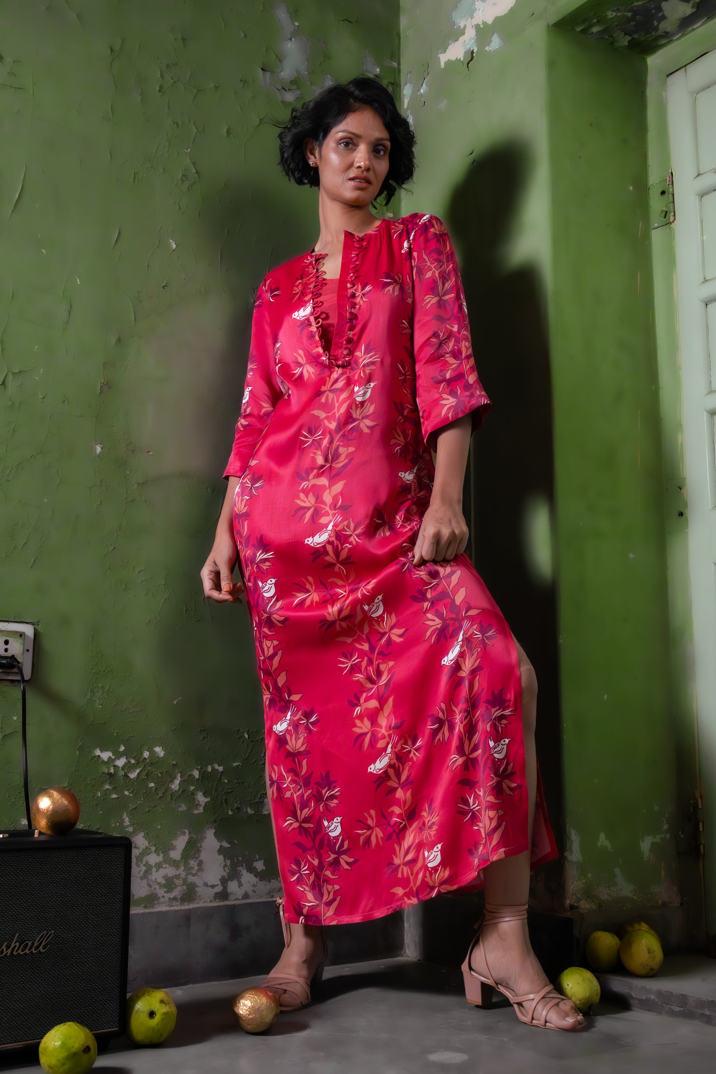 RUBY PINK LONG DRESS