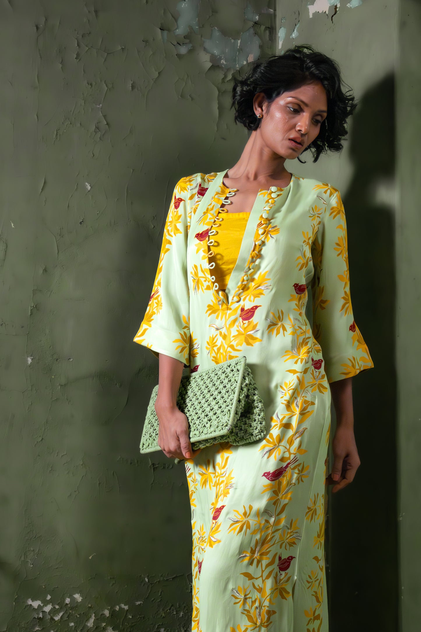 MATCHA GREEN LONG DRESS